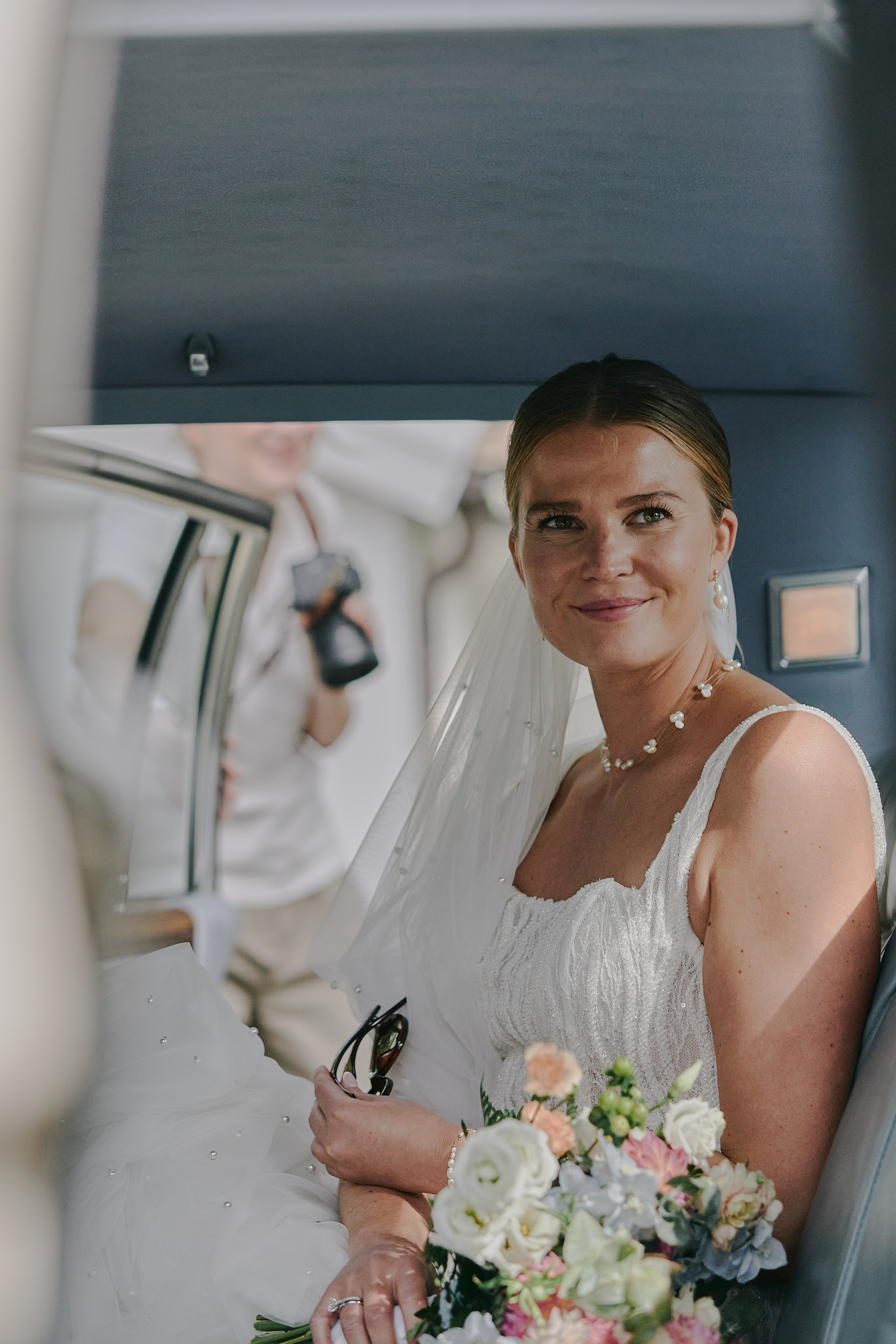 Portrett av bruden. Bryllupsfotograf