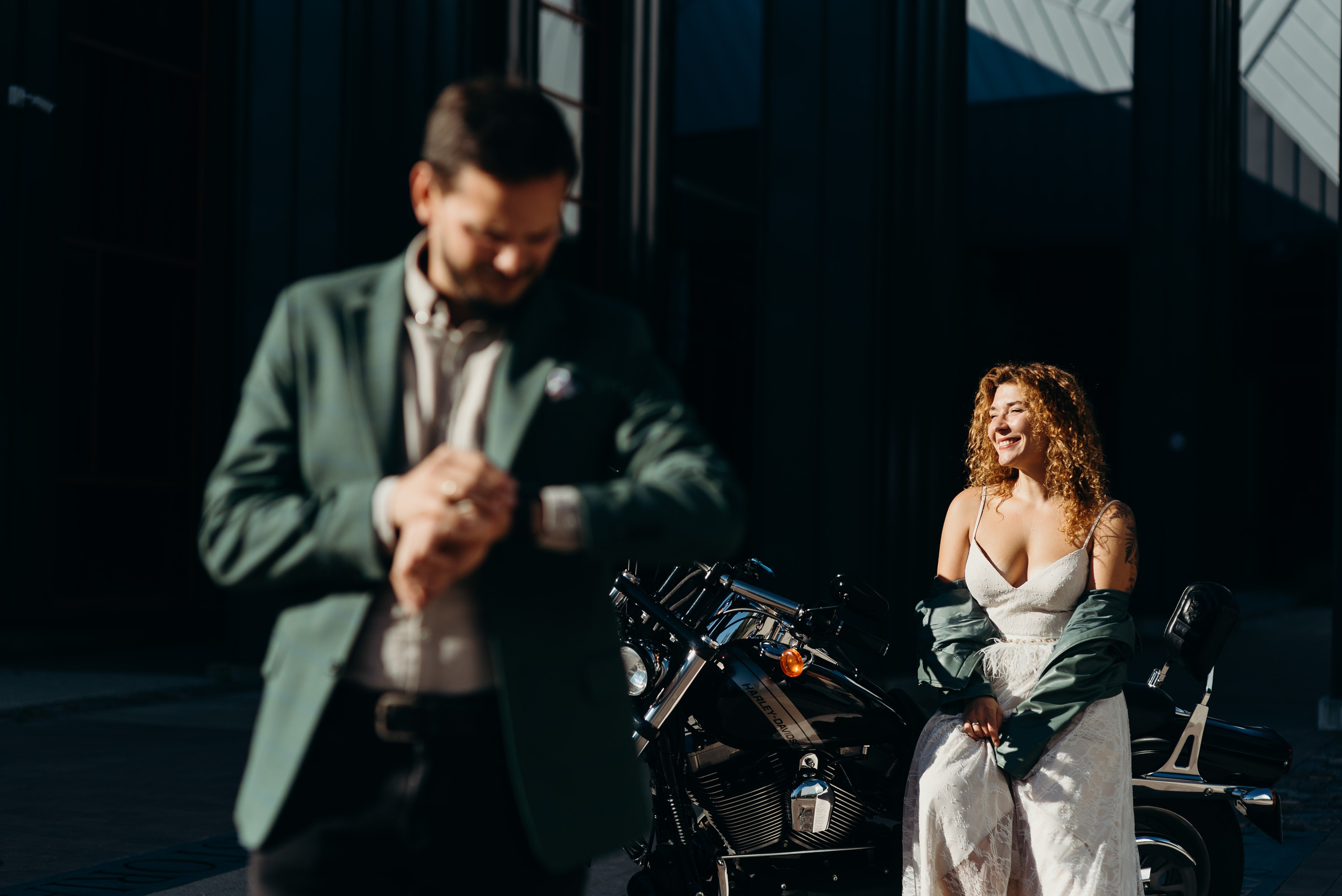 Rock'n'Bikes. Bryllupsfotograf i Oslo — Vjatseslav Lutsjnenkov