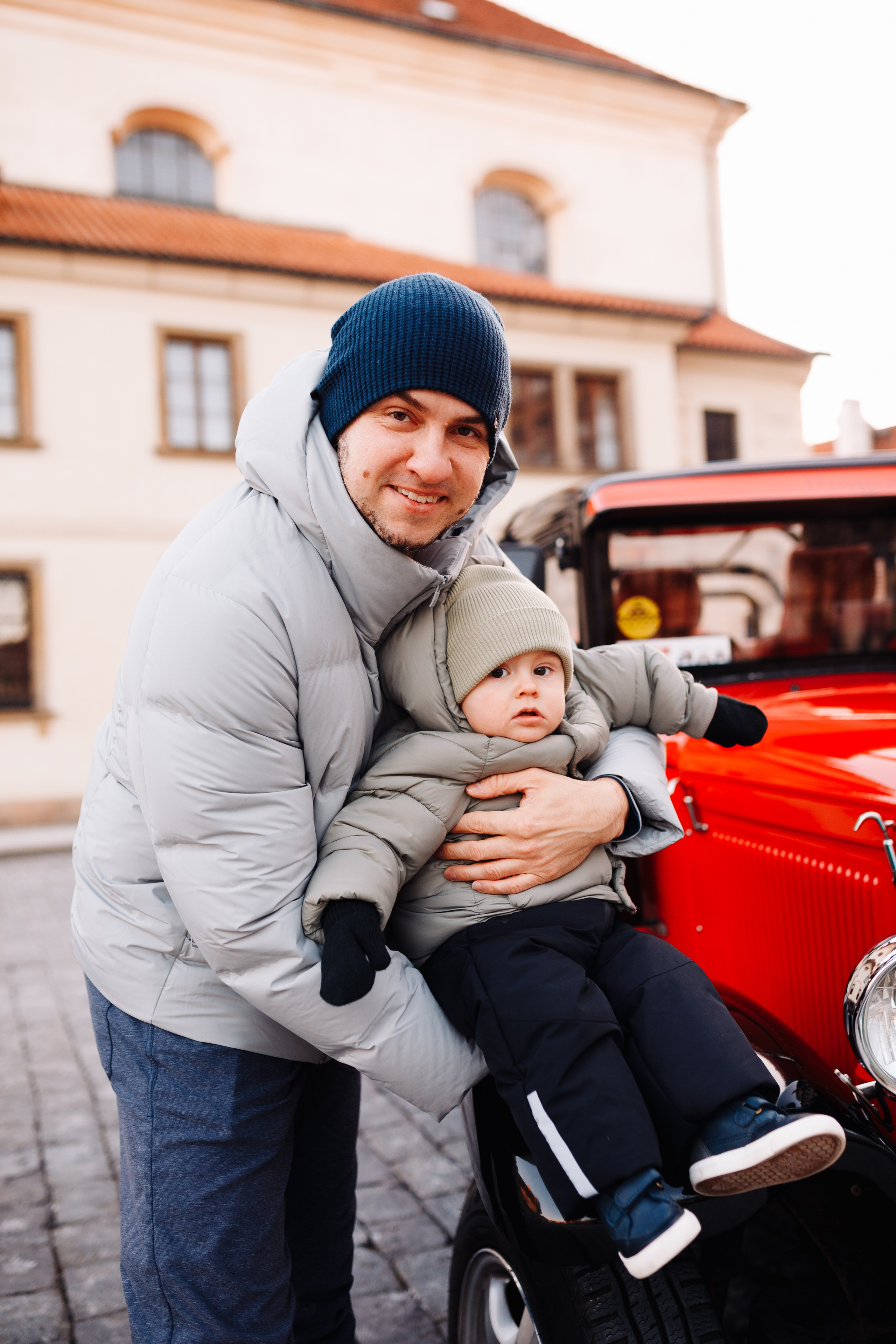 Anna, Roman & Max. Photographer in Prague for tourists