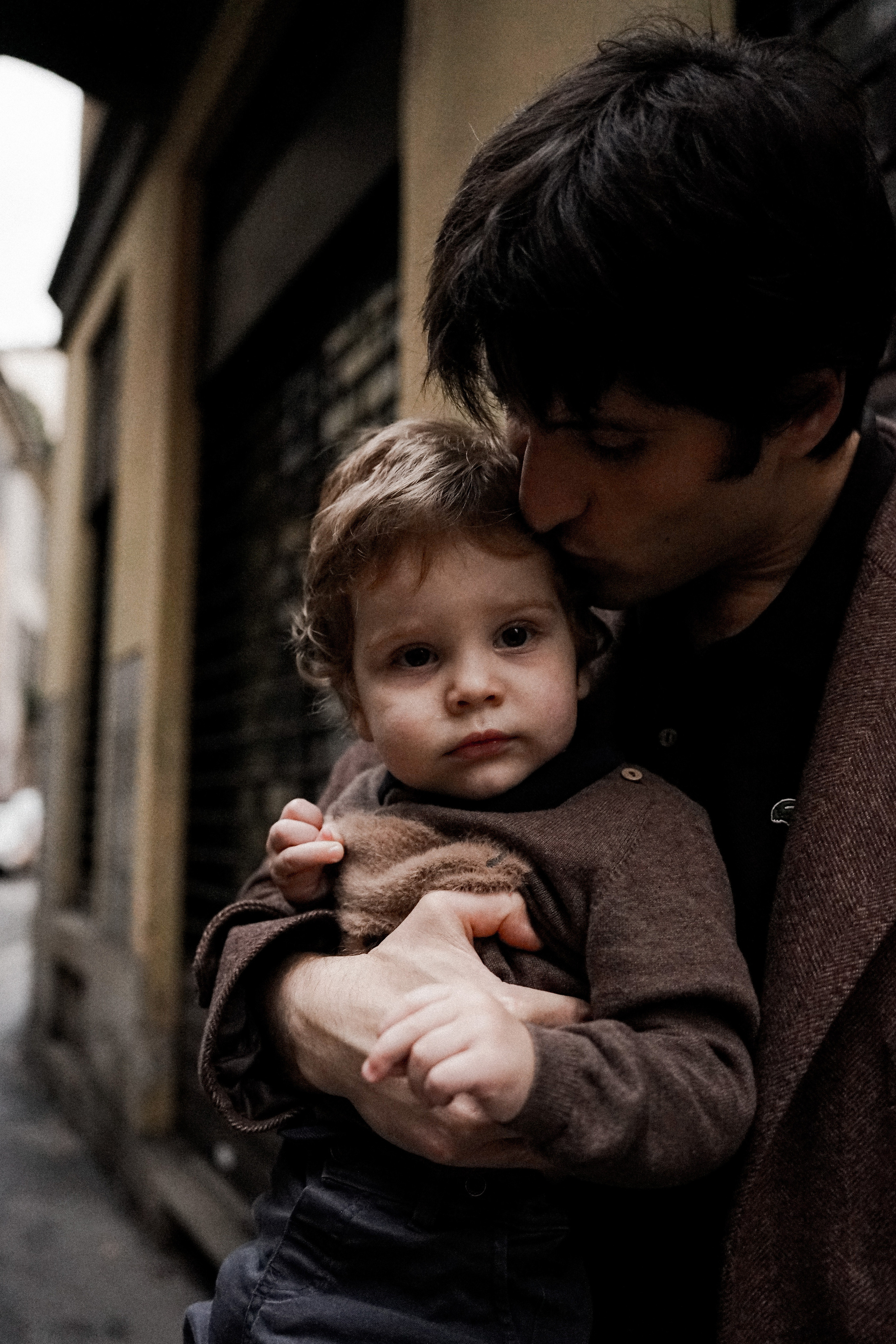 Семейная фотопрогулка в Милане осенью. Фотограф в Милане, Лекко и Комо. Фотопрогулки и фотосессии