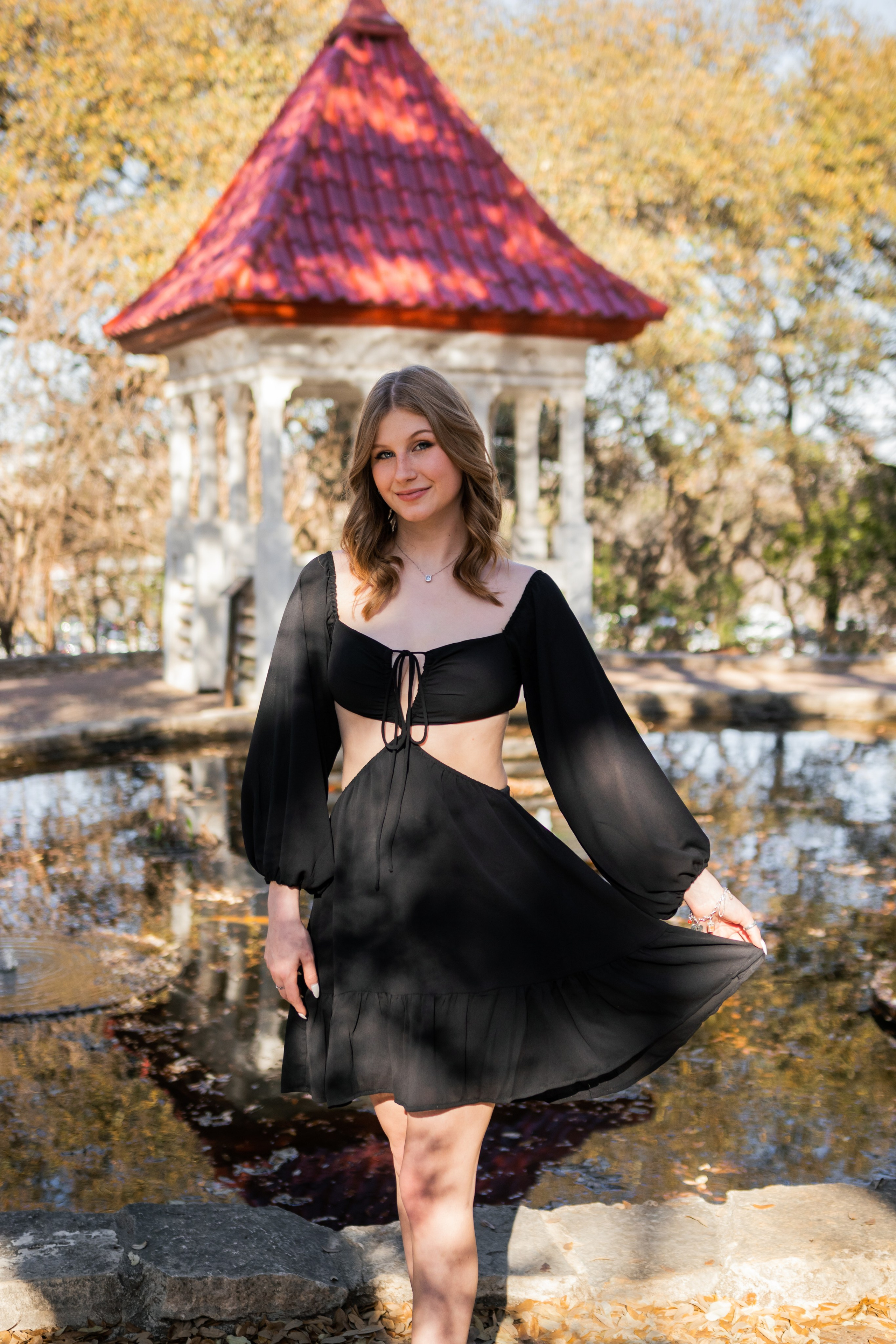 Raleigh’s graduation photoshoot at the Zilker Botanical Gardens