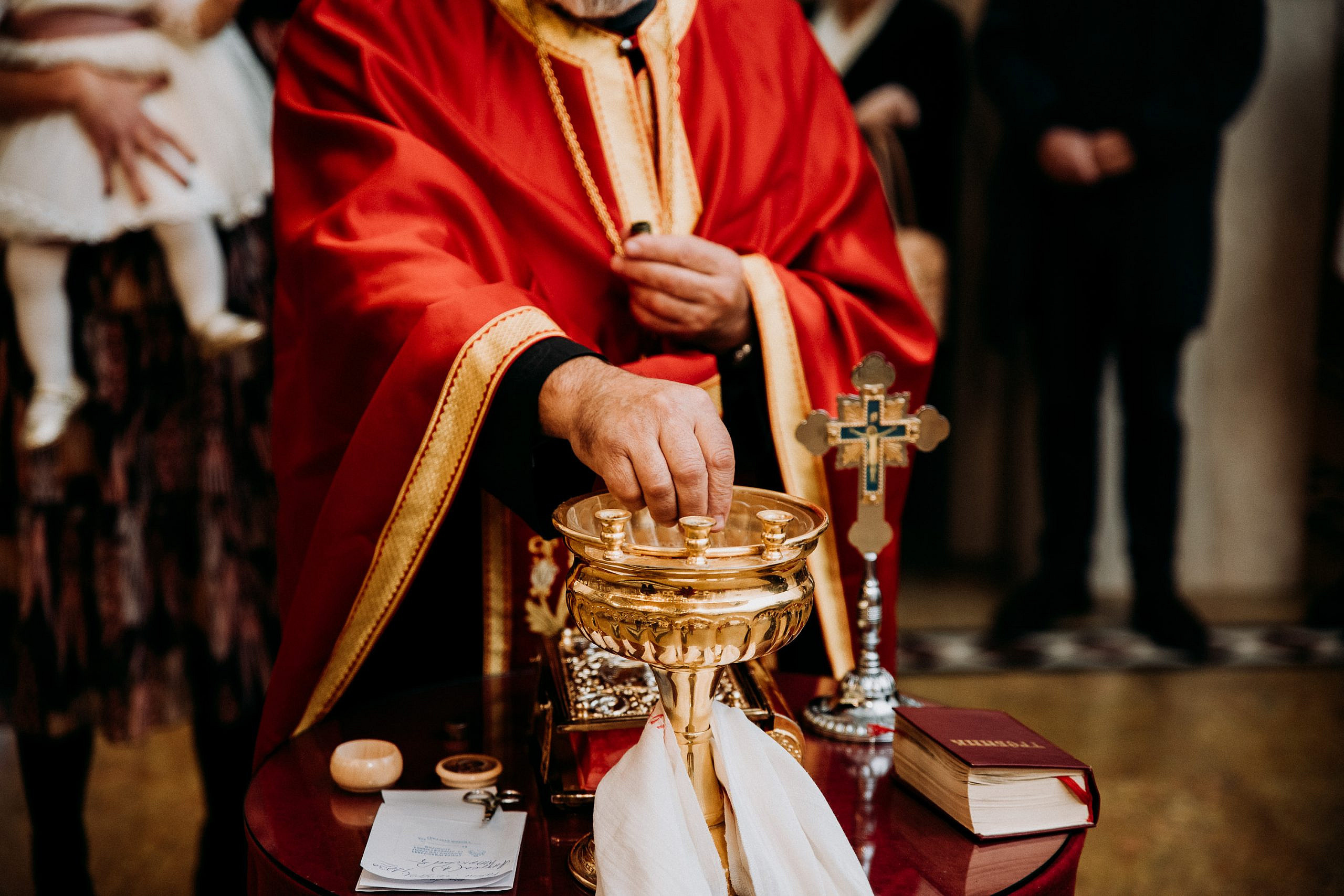 Baptism. Bojana Žuža, photographer in Belgrade, Serbia