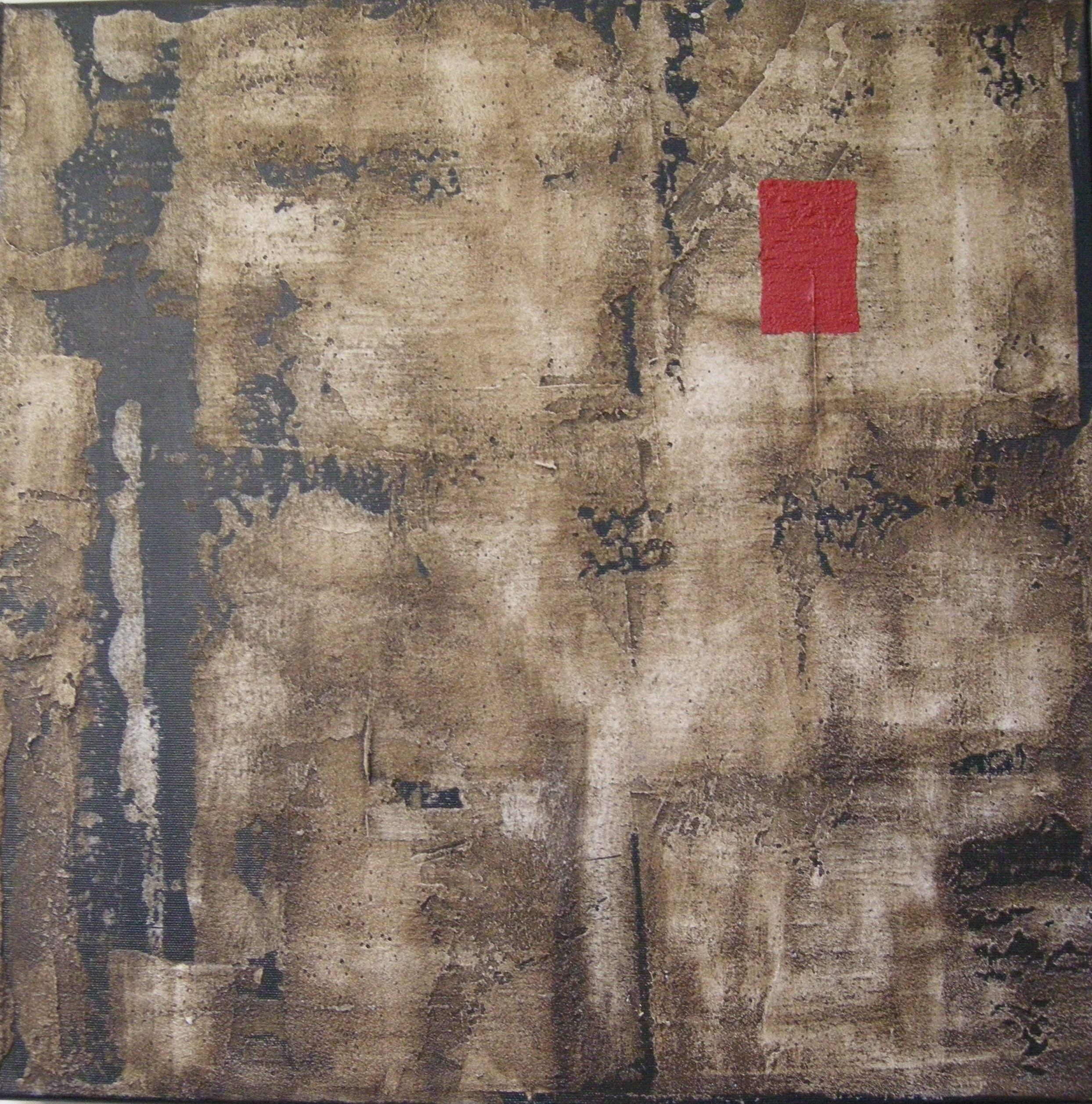 Rotes Fenster 2008 - 50x50