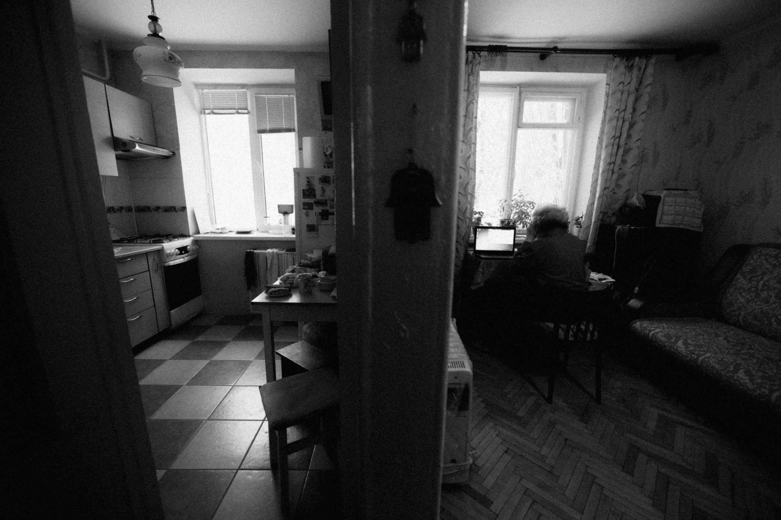 Мятая бумага лиц. Фотограф Андрей Друк