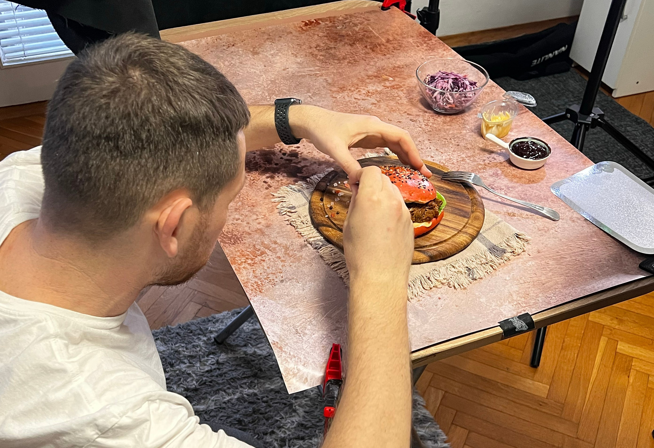 Бургеры для ресторана Xio. Фотограф в Черногории Андрей Свитайло