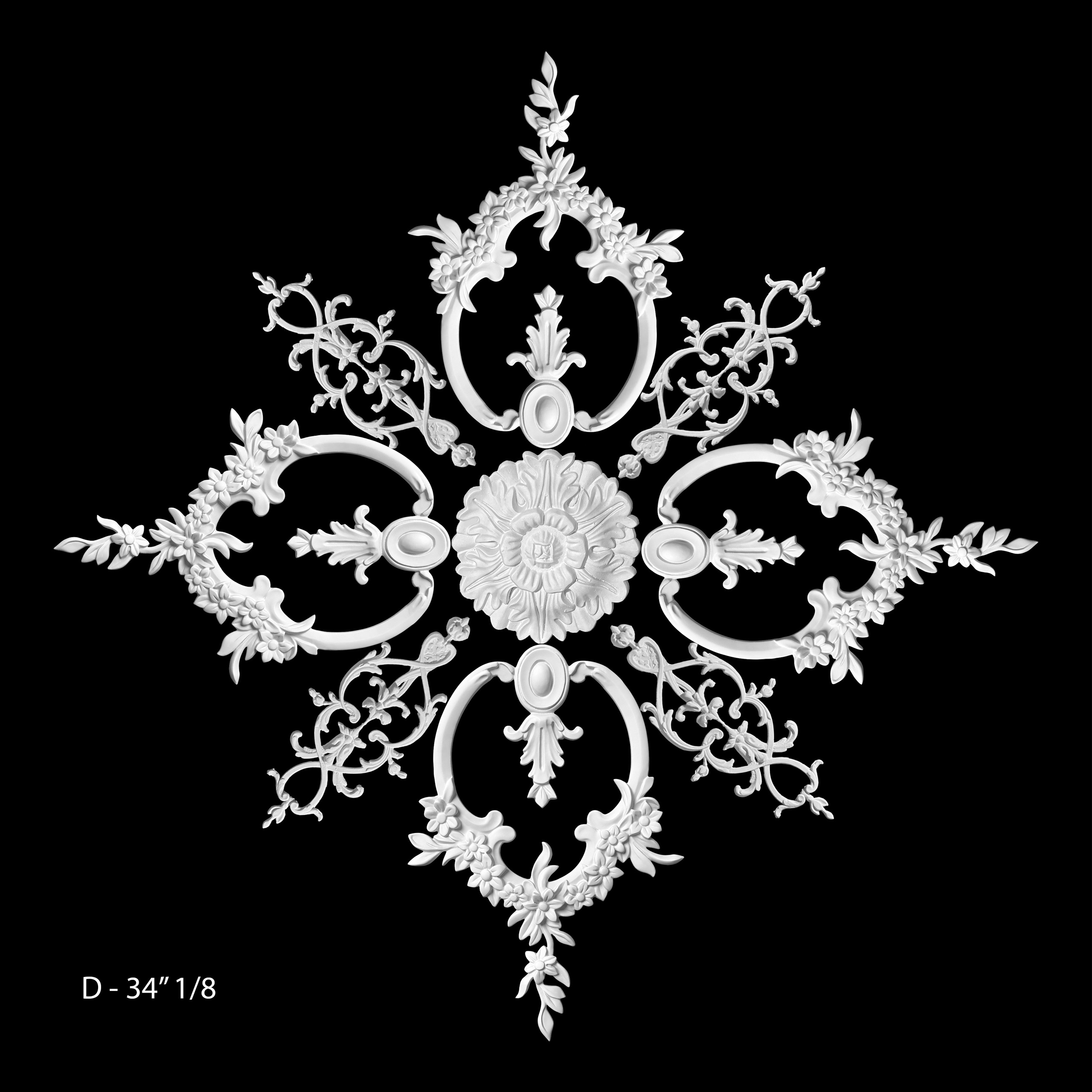 Medallions. Plaster molding