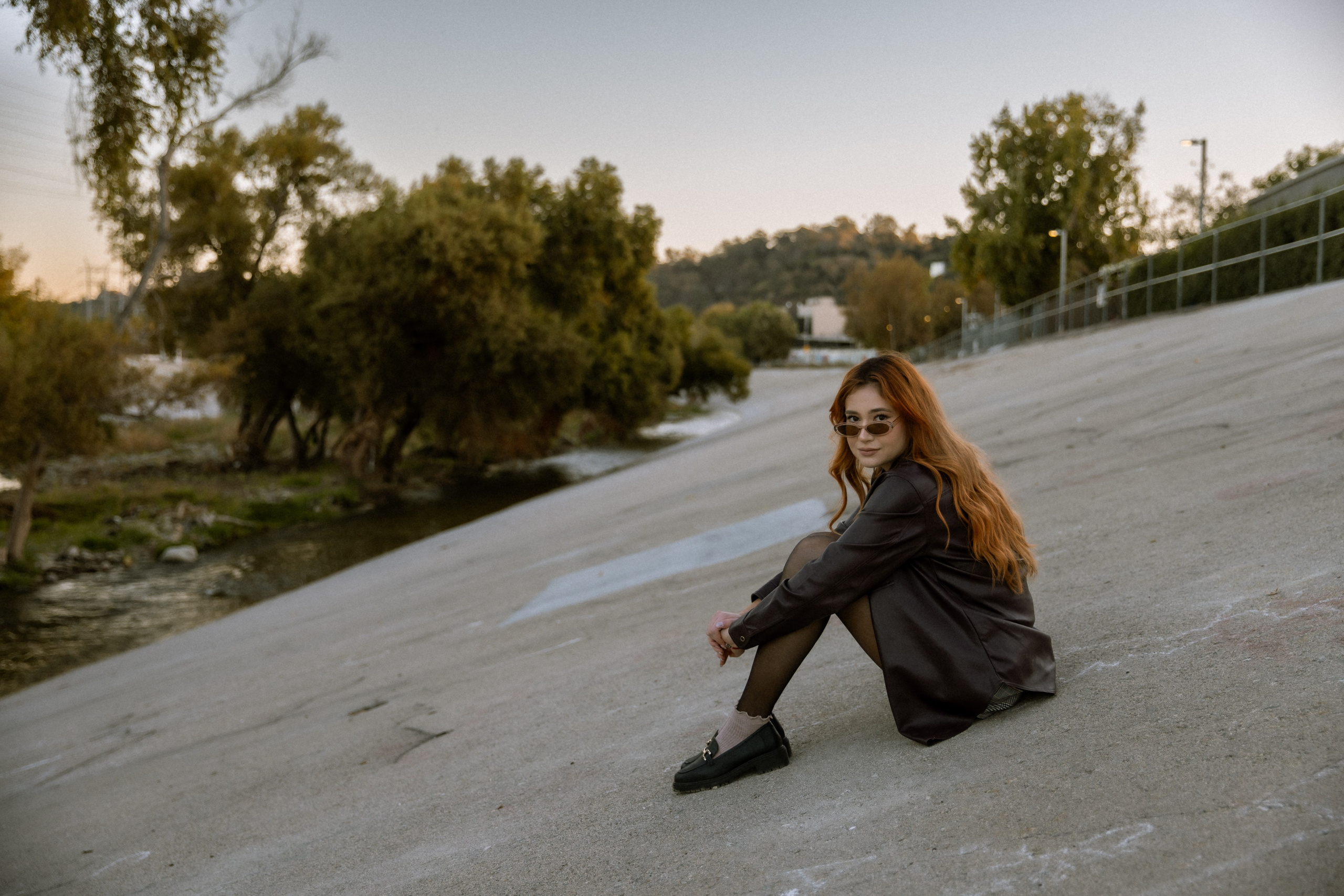 Emily | LA River. Photographer in Los Angeles. Julia Ishmuratova