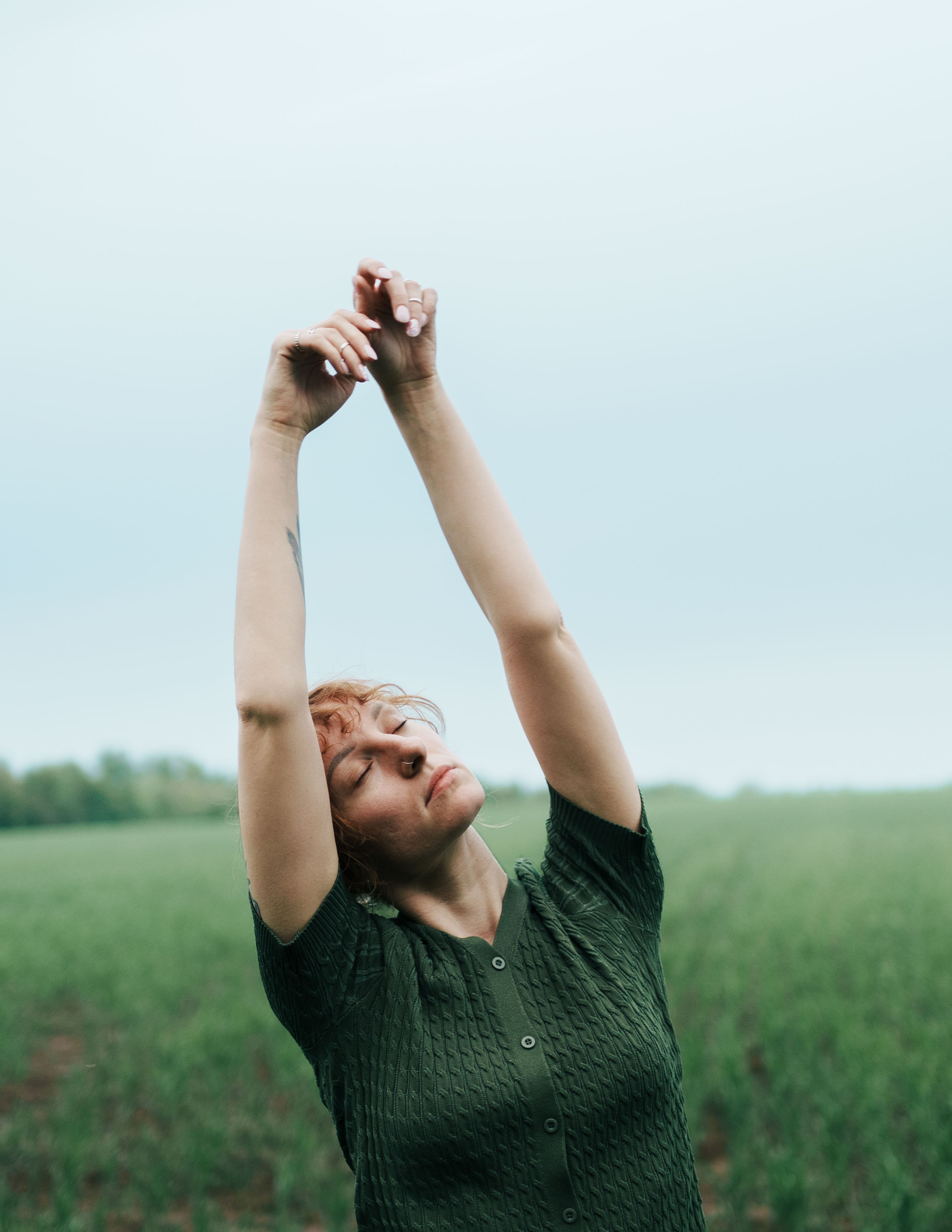 Greens. Alisha Geva женский портретный фотограф в Дубае