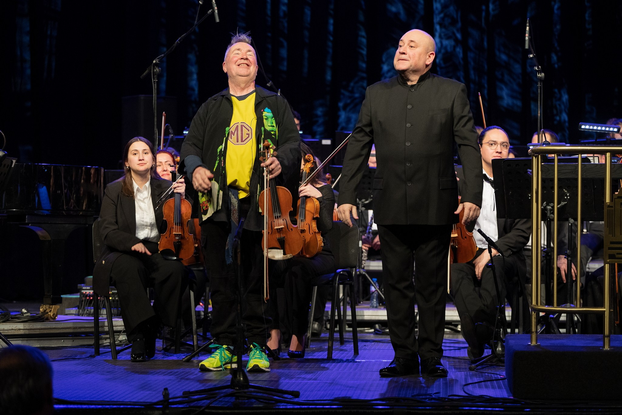 Найджъл Кенеди и Георги Андреев — репетиция и концерт в София, 13.02.2025. Александър Сандев - website