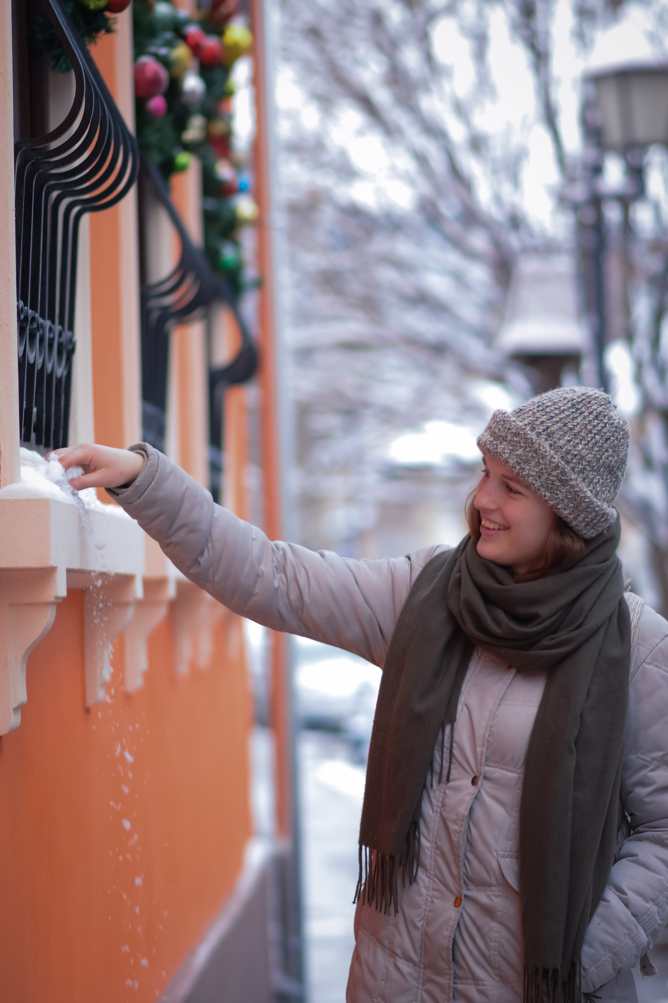 Первый снег в Нови-Саде…. Виктория Федосеенко, фотограф в Сербии