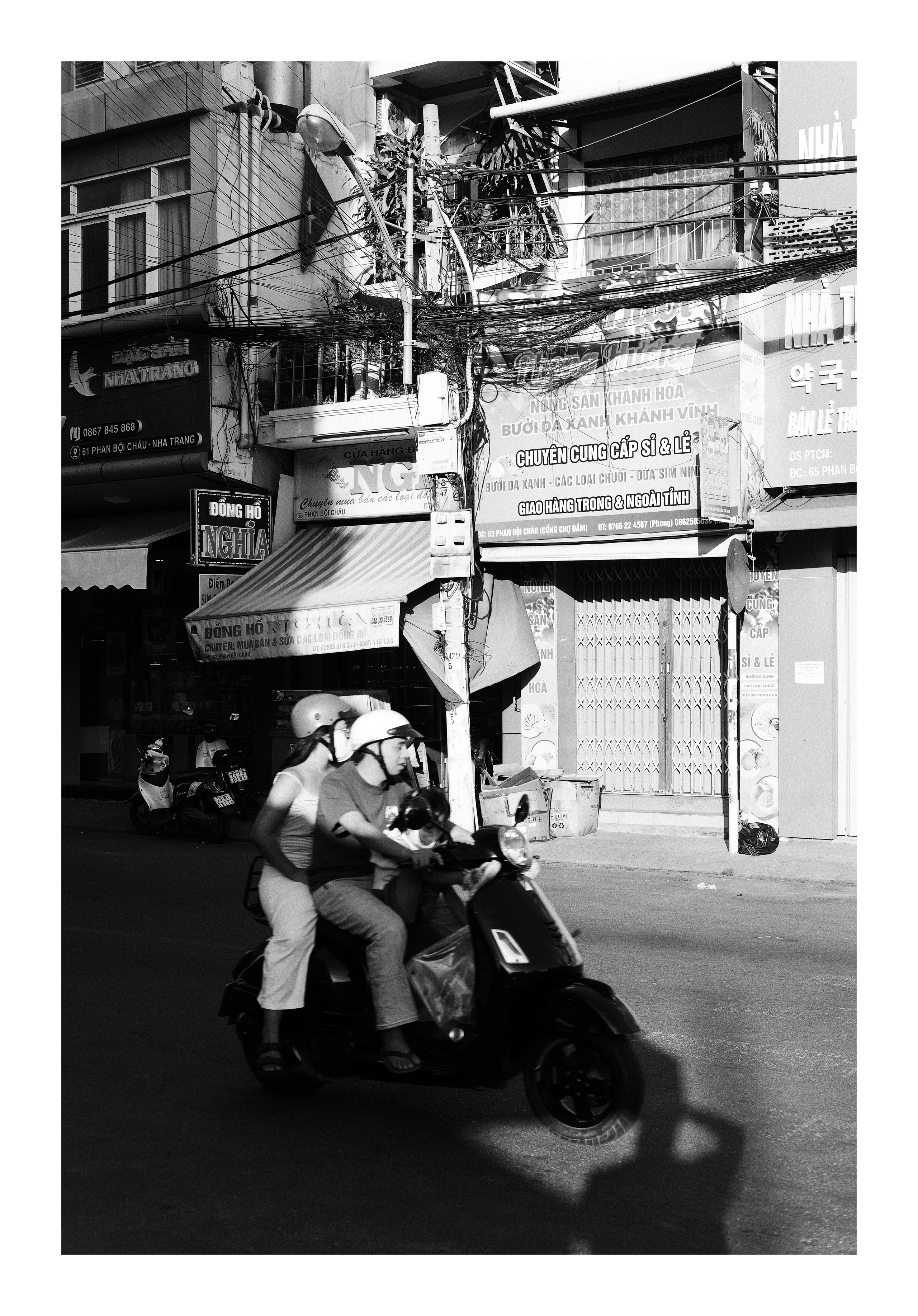 Black and White Vietnam photography - Nha Trang