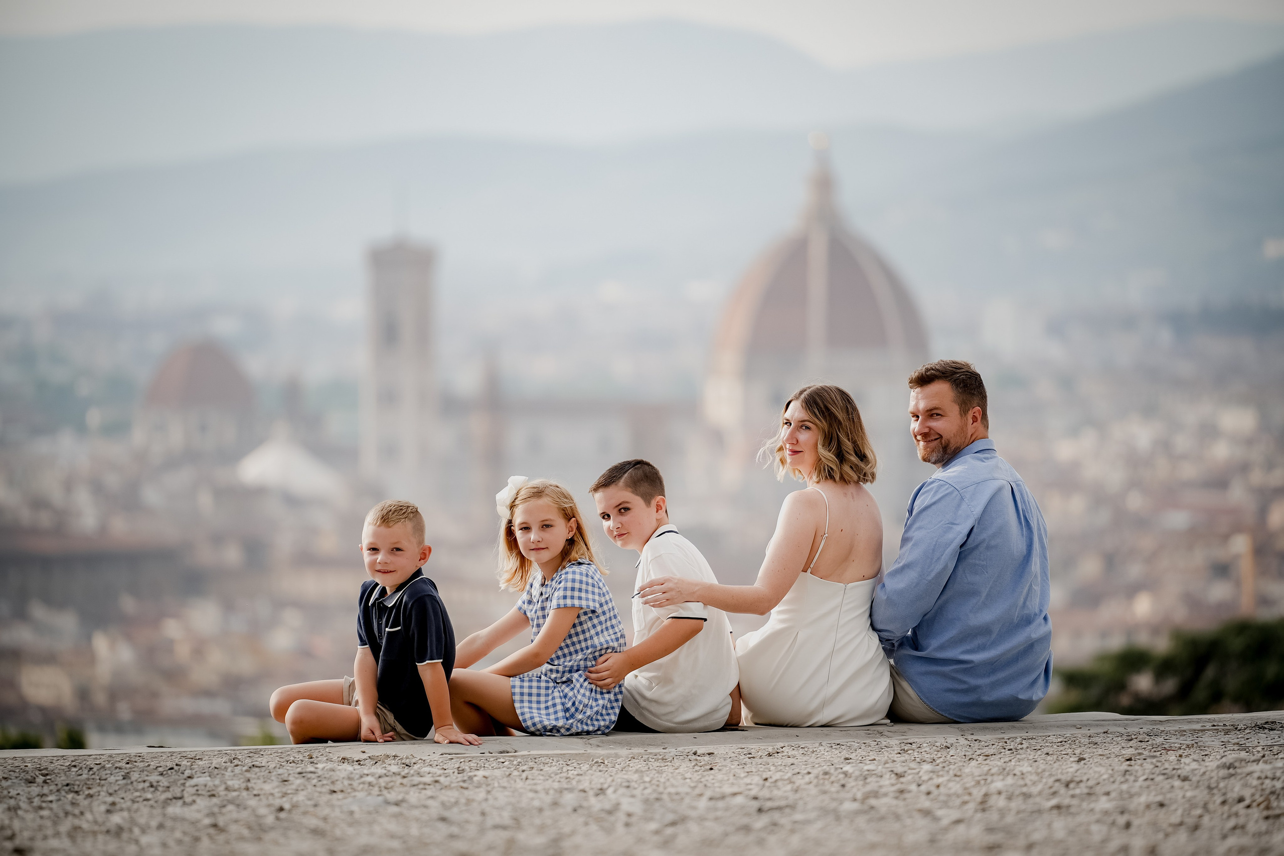 Mandy and Family. Wedding Photographer in Italy