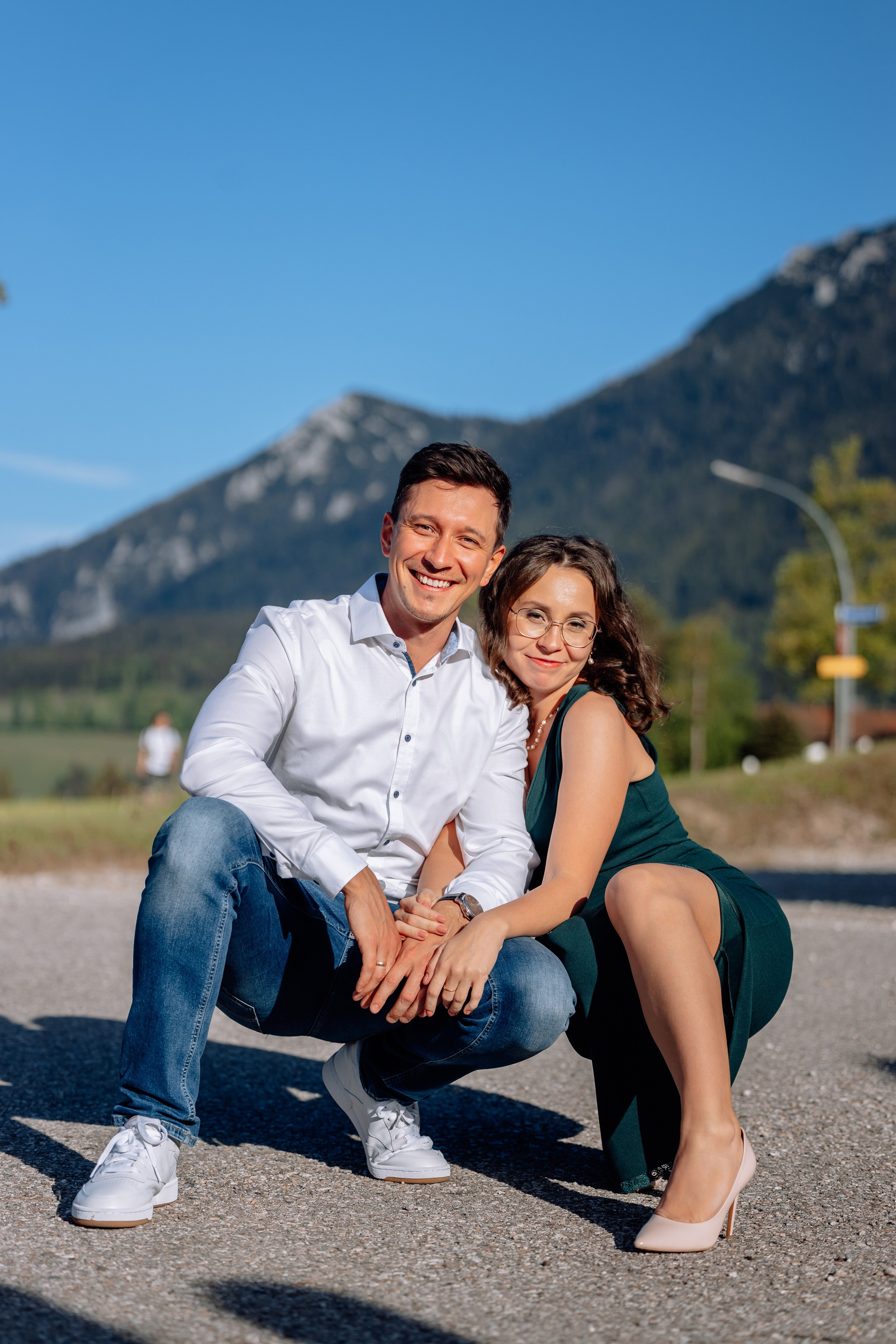 In der Nähe der Berge (bei Ruhpolding). Hochzeitsfotograf München Taufe Familienfotograf Tanja Mauke