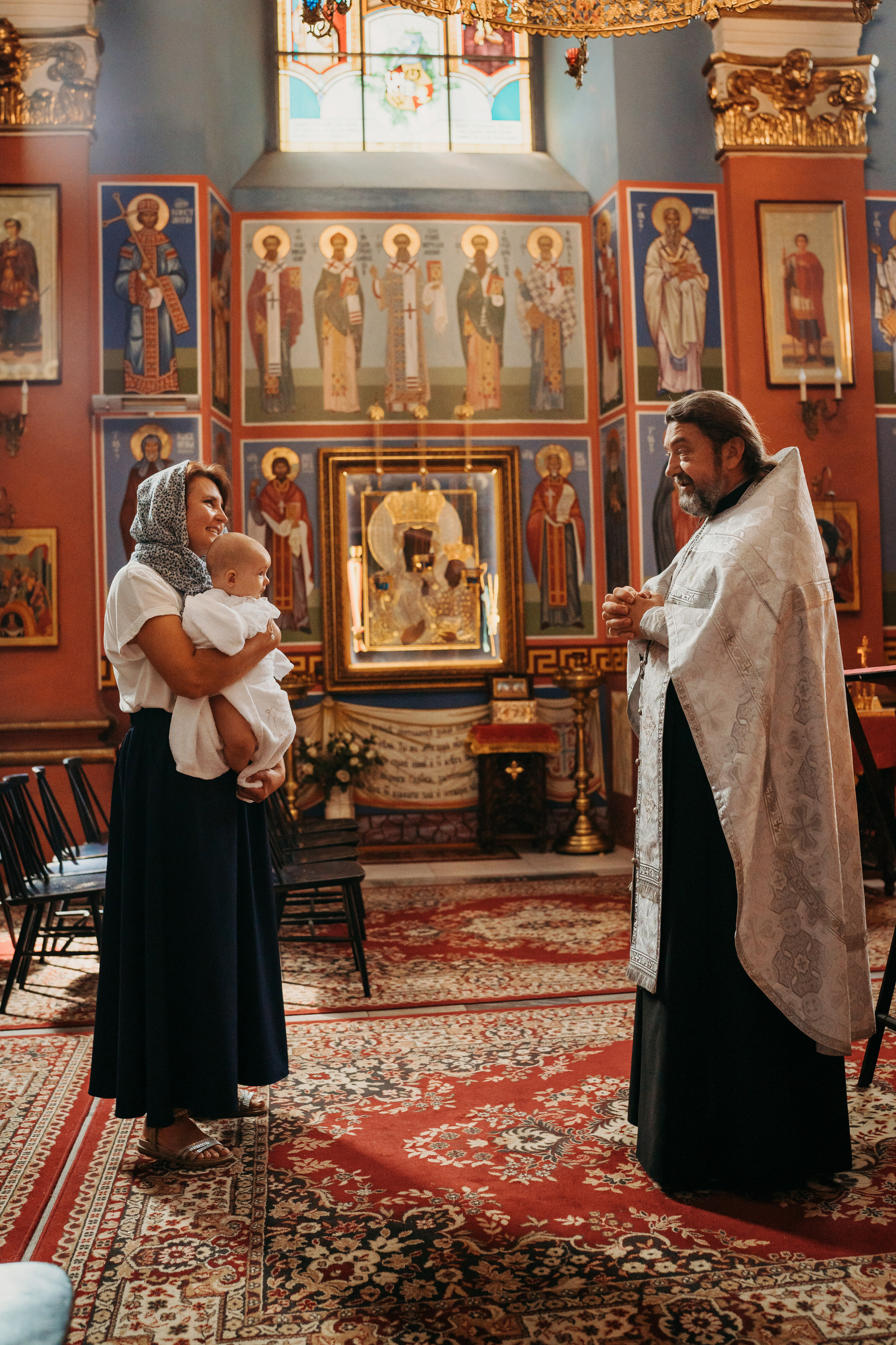 Таинство Крещения Елизаветы. Фотограф новорожденных и детей первого года Евгения Михалькевич