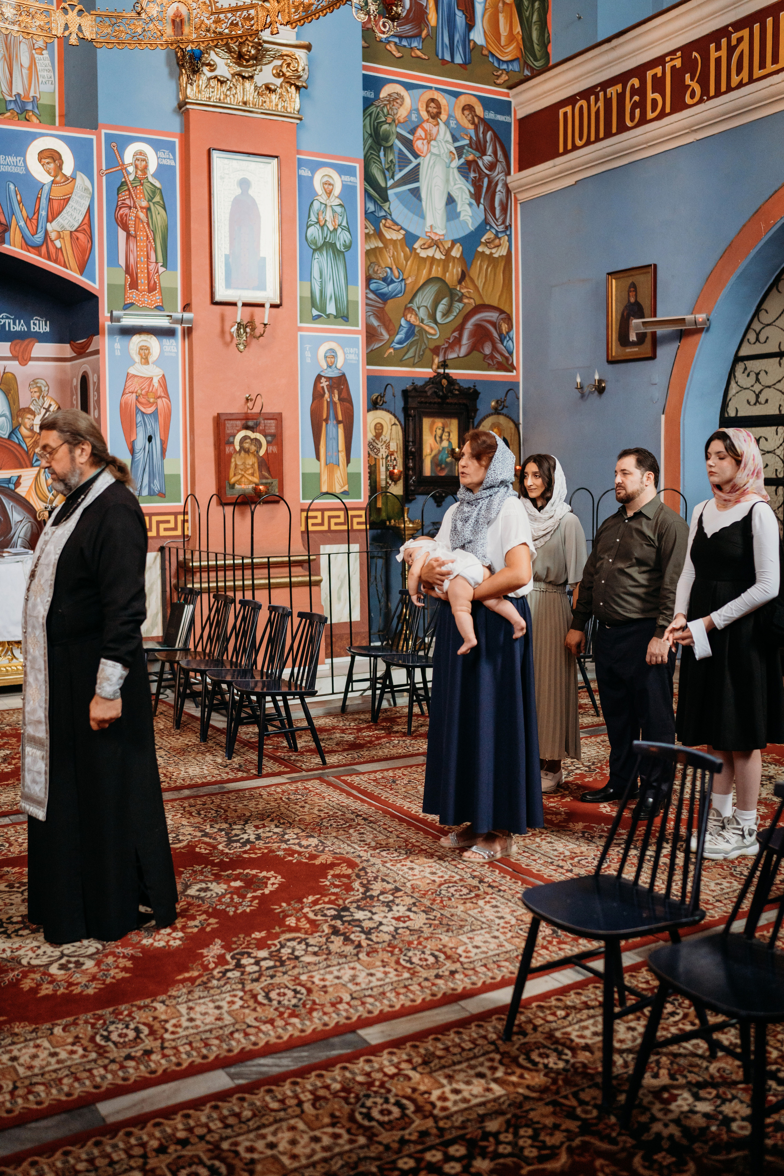 Таинство Крещения Елизаветы. Фотограф новорожденных и детей первого года Евгения Михалькевич