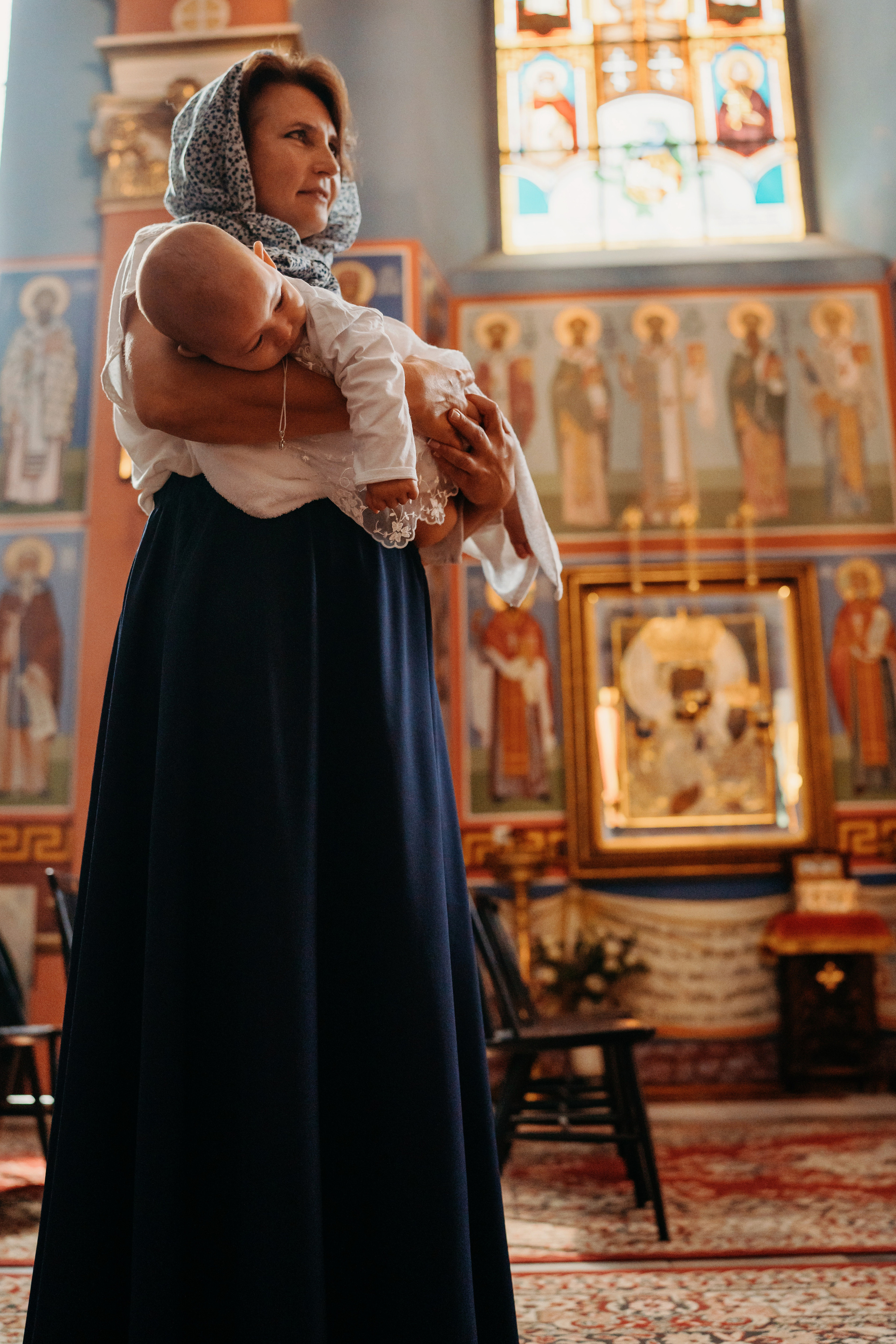 Таинство Крещения Елизаветы. Фотограф новорожденных и детей первого года Евгения Михалькевич