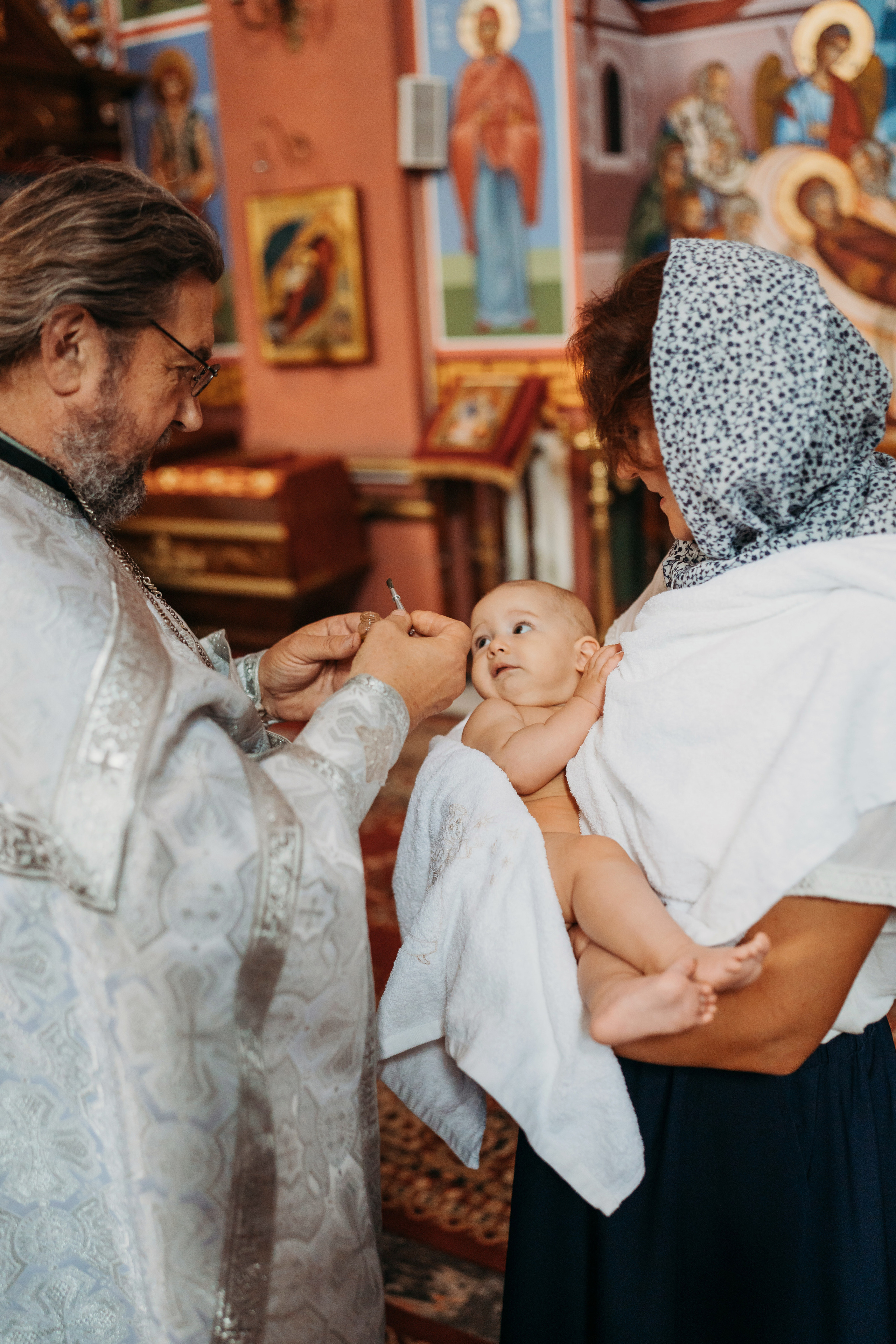 Таинство Крещения Елизаветы. Фотограф новорожденных и детей первого года Евгения Михалькевич