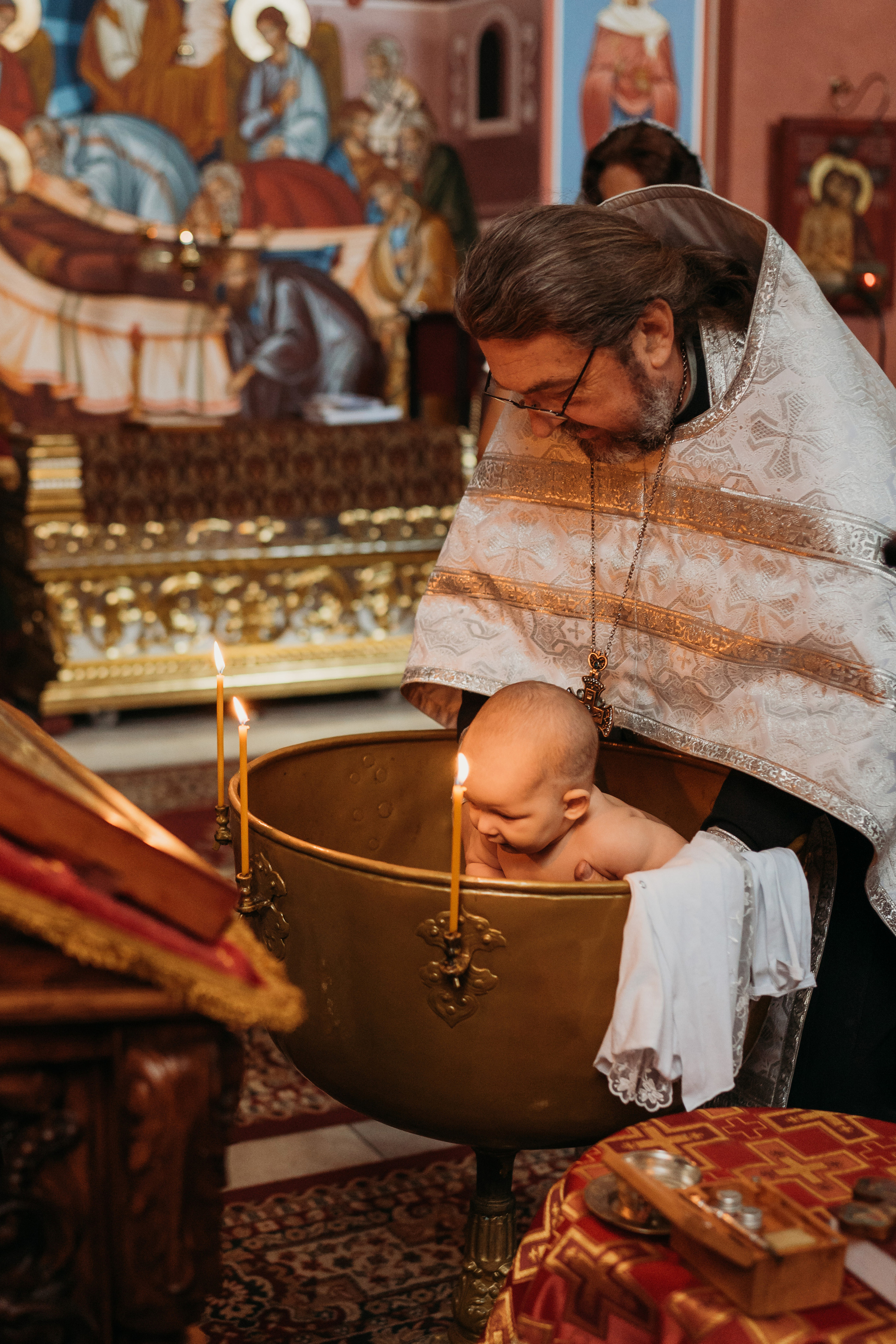 Таинство Крещения Елизаветы. Фотограф новорожденных и детей первого года Евгения Михалькевич