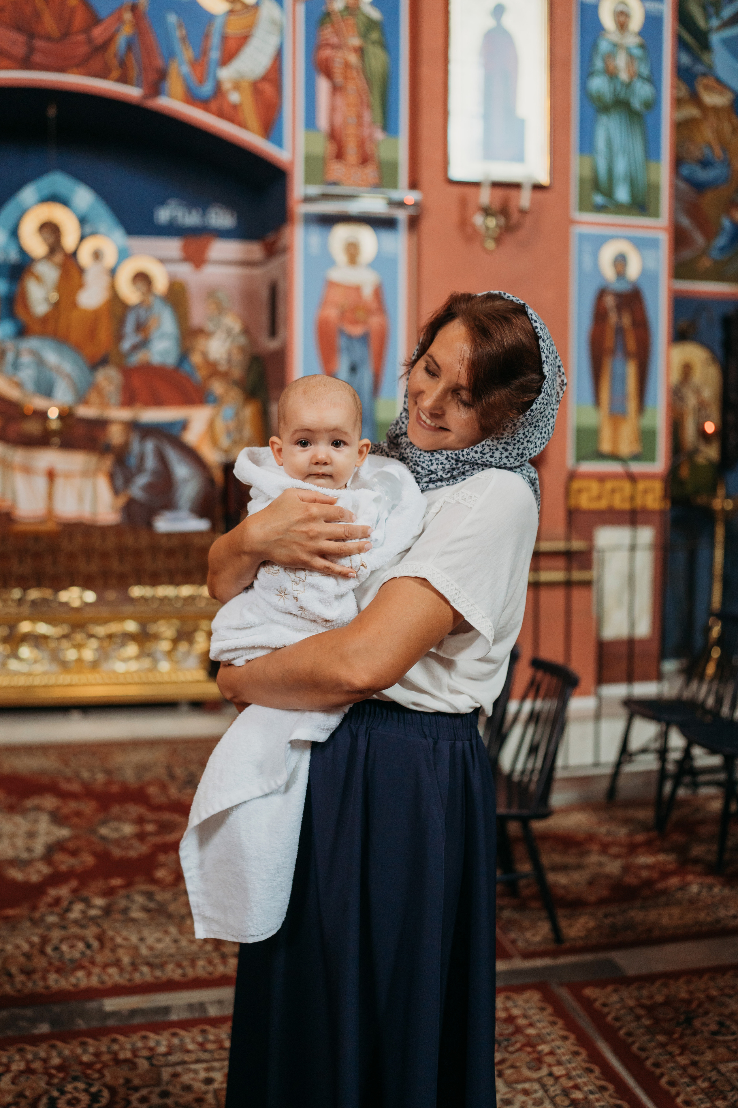 Таинство Крещения Елизаветы. Фотограф новорожденных и детей первого года Евгения Михалькевич