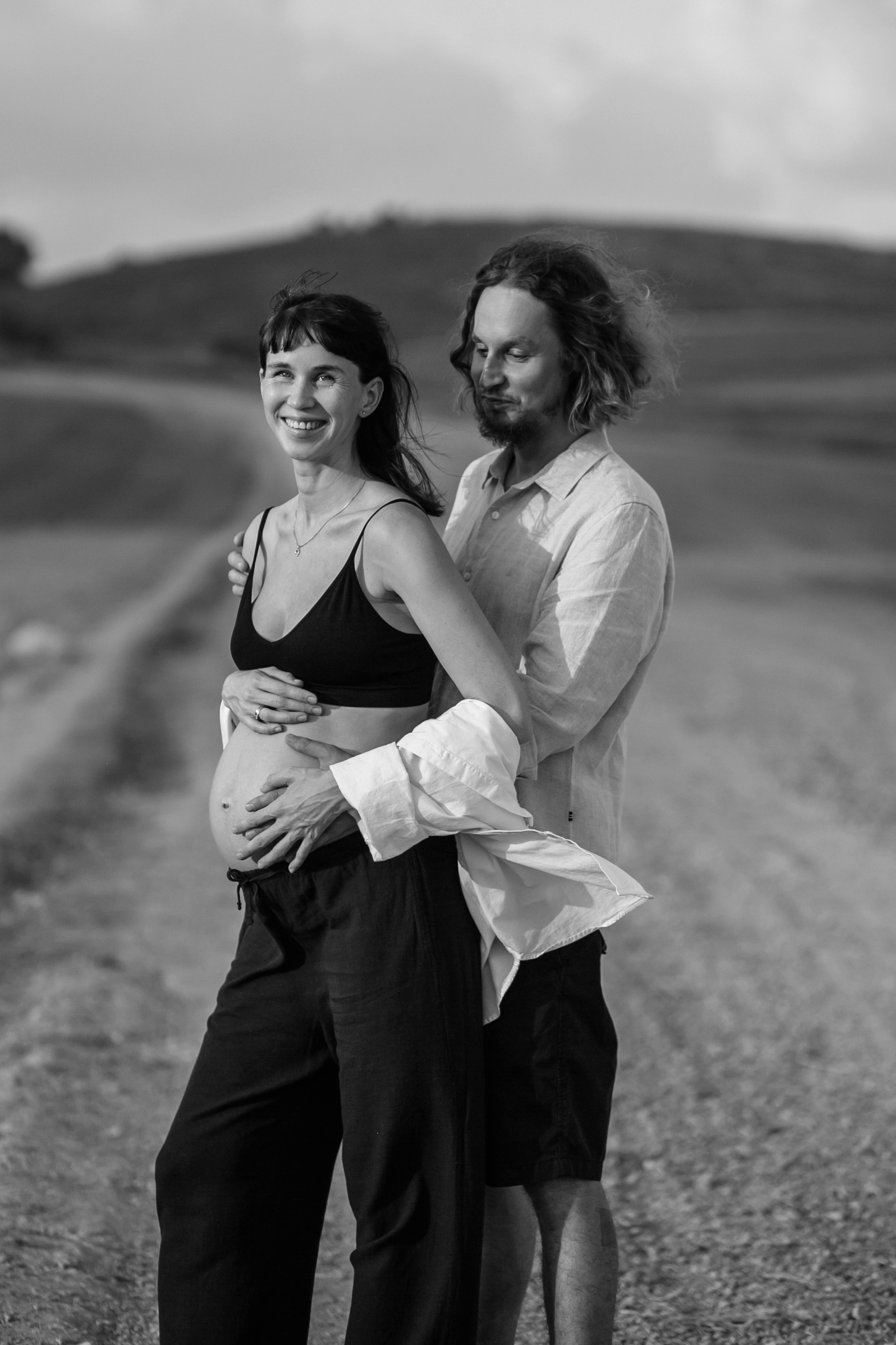 Kiryat Tivon field. Family photographer in Israel