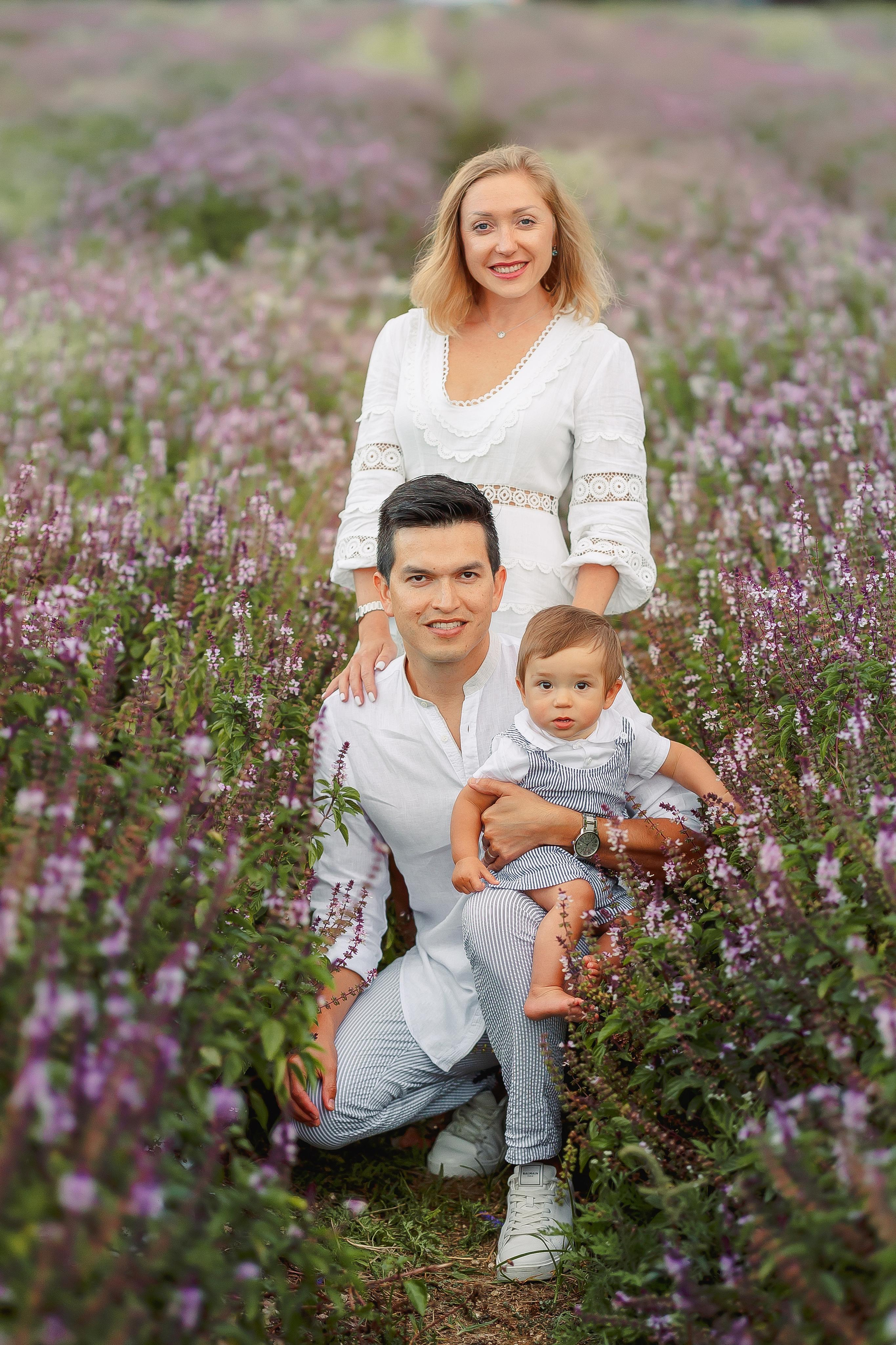 Lavender Family Session. Family and Event photographer in Homestead and Miami areas of Florida