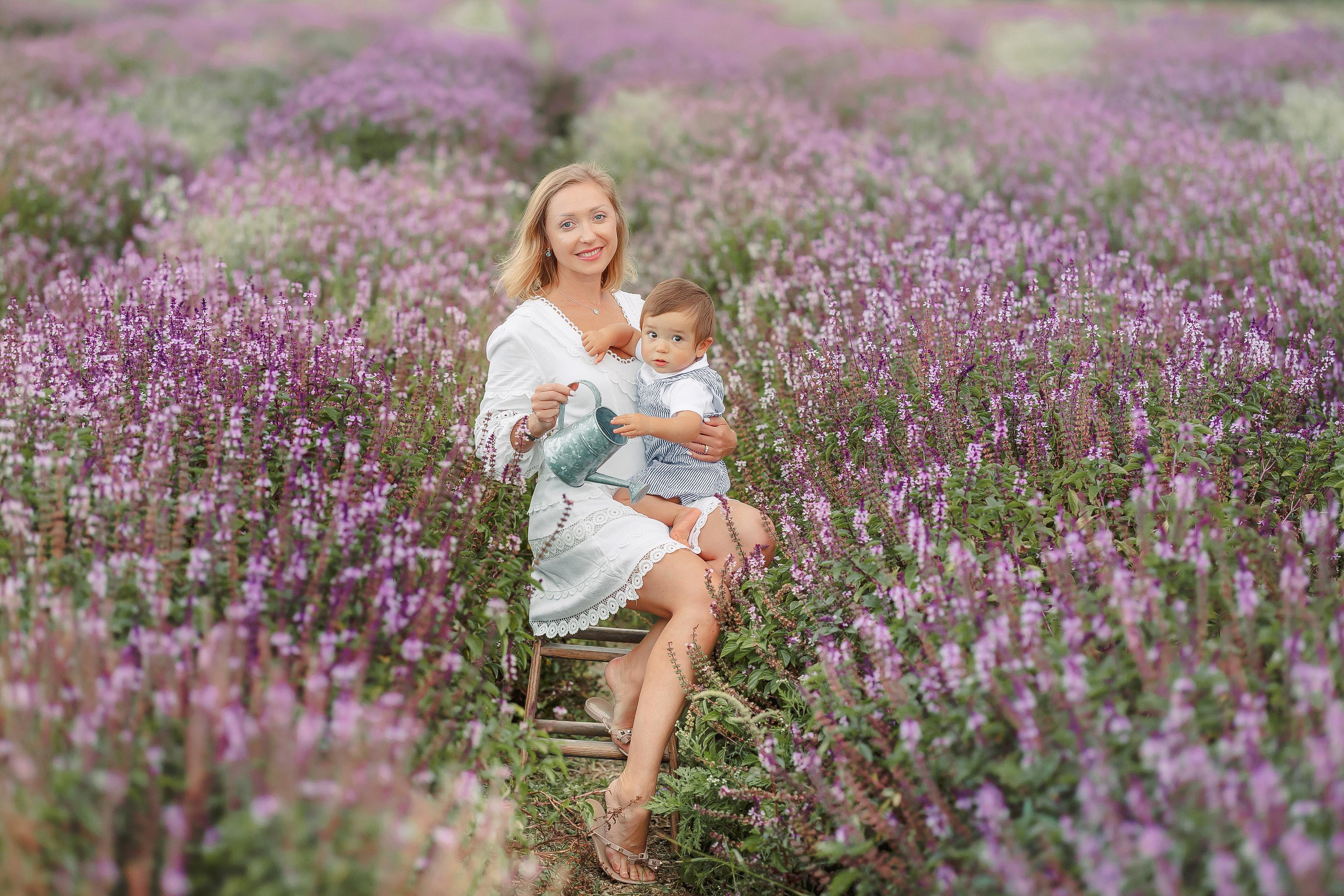 Lavender Family Session. Family and Event photographer in Homestead and Miami areas of Florida