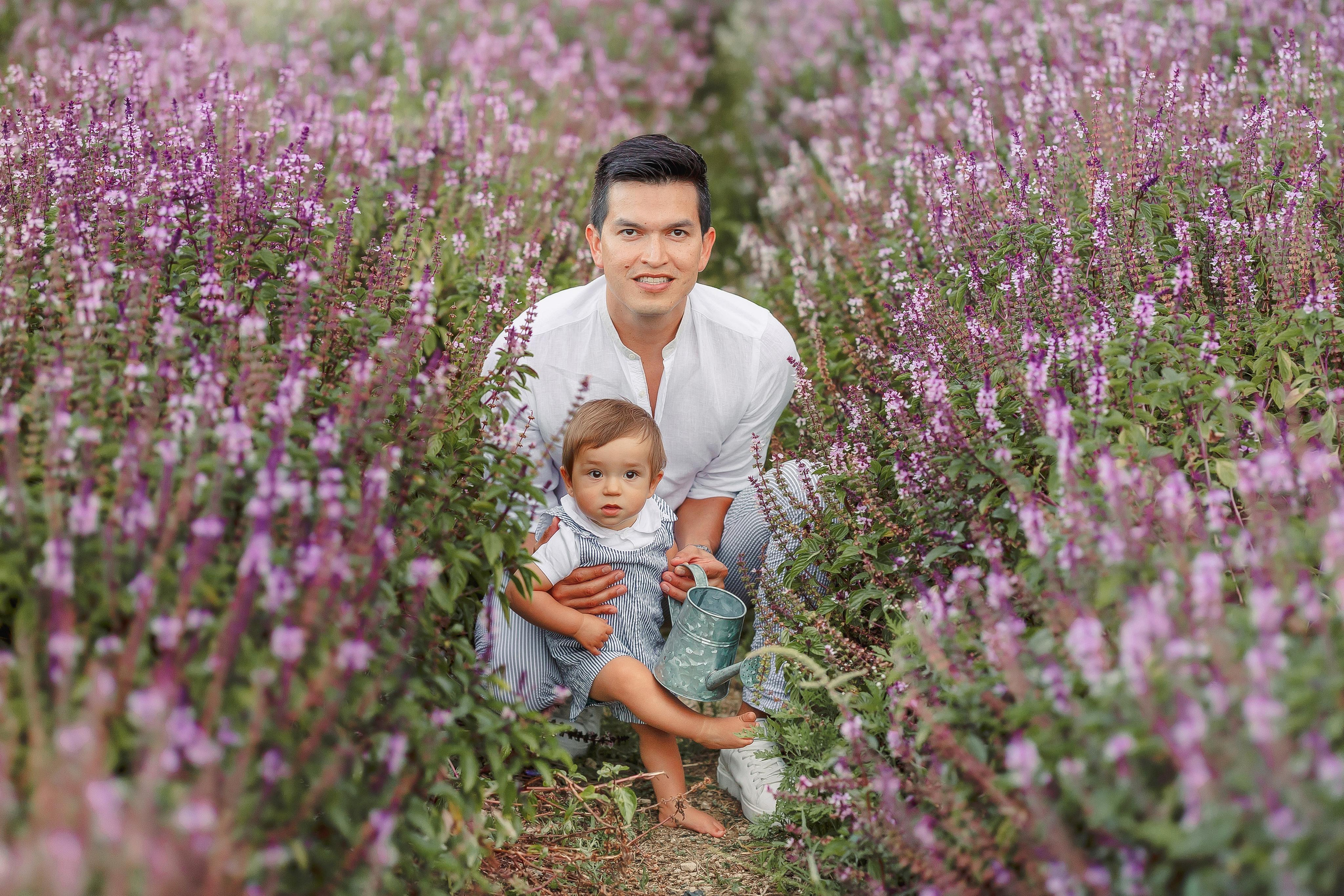 Lavender Family Session. Family and Event photographer in Homestead and Miami areas of Florida
