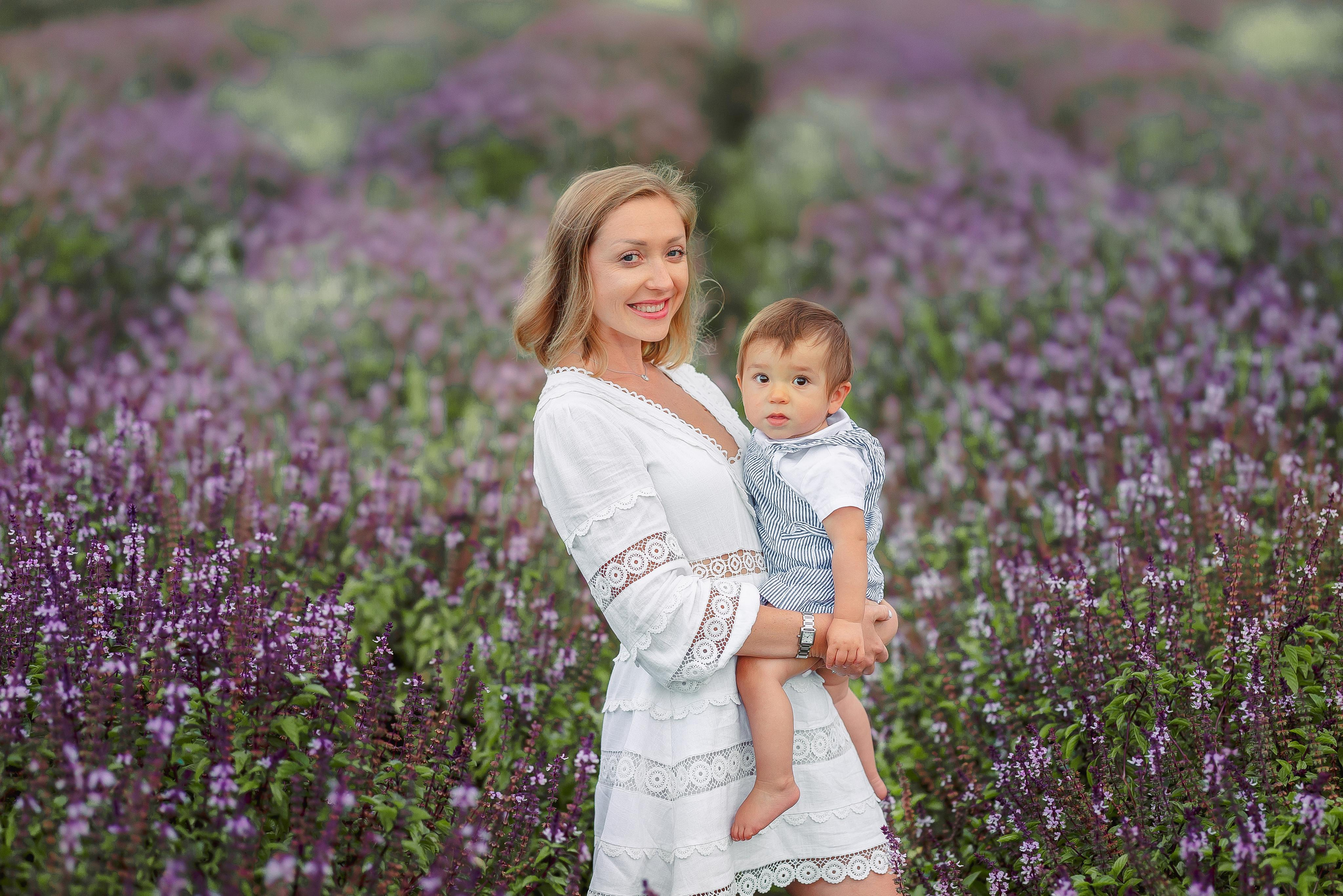 Lavender Family Session. Family and Event photographer in Homestead and Miami areas of Florida