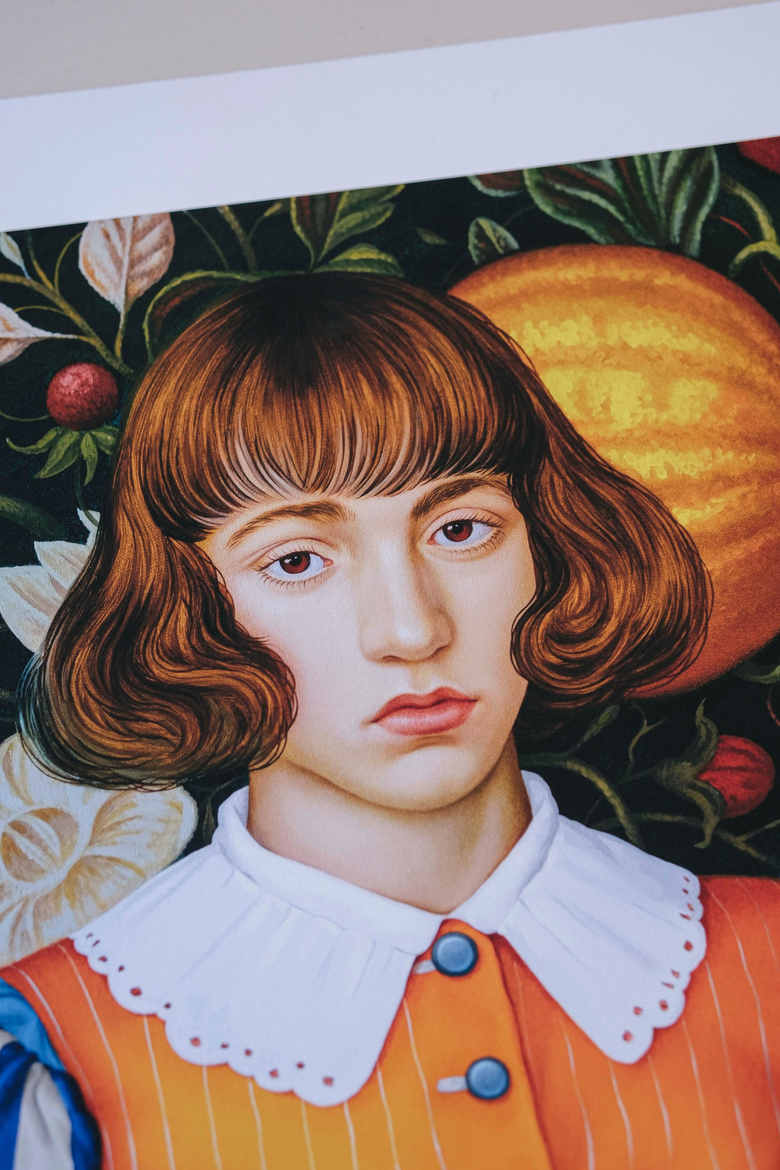Portrait with an Orange. ELEN BEZHEN