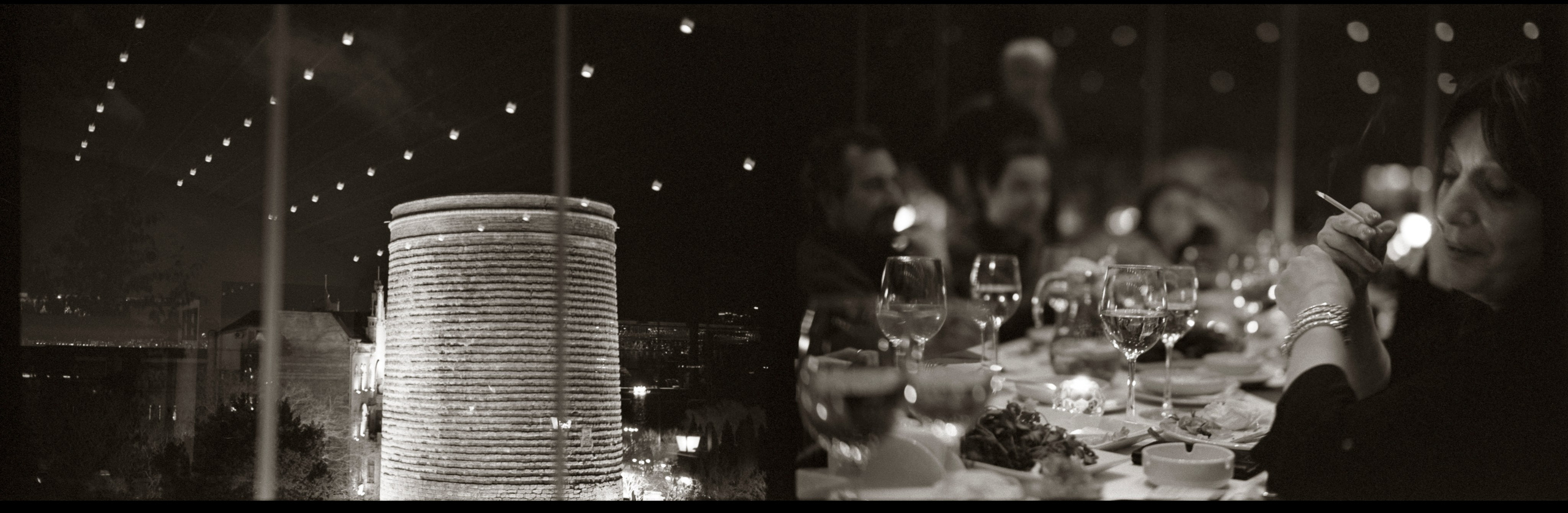 After the exhibition.  Baku, 2015