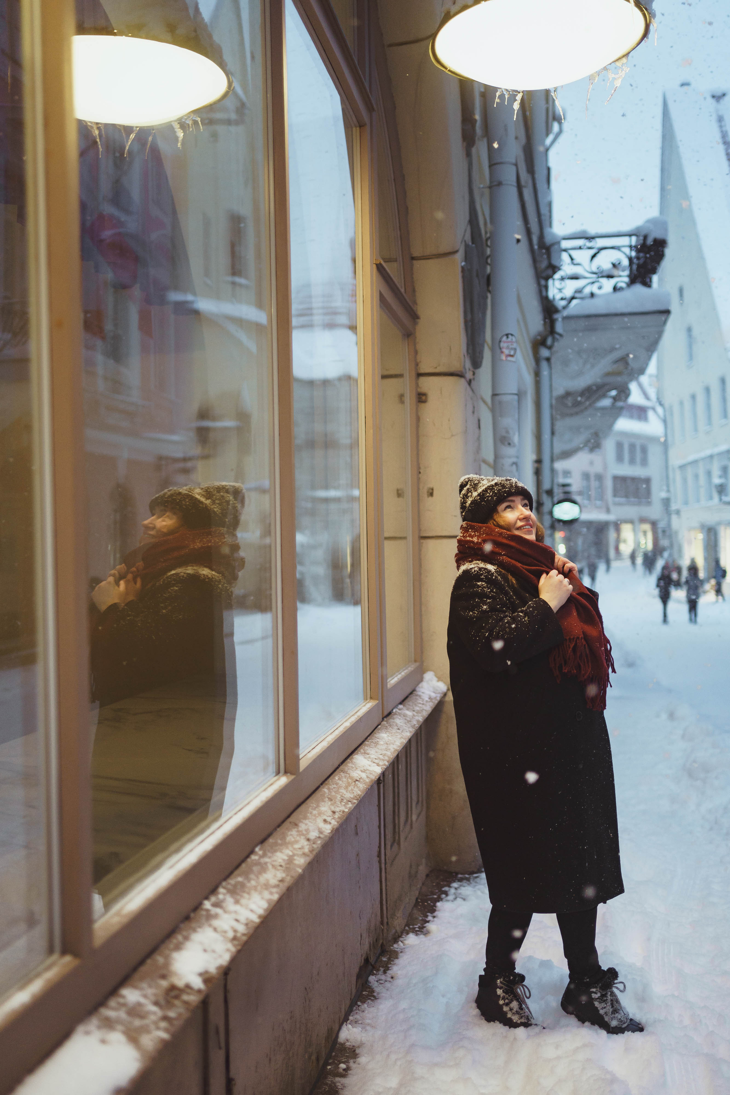 Winter Story with Alla. Fotograaf Tatjana Otter