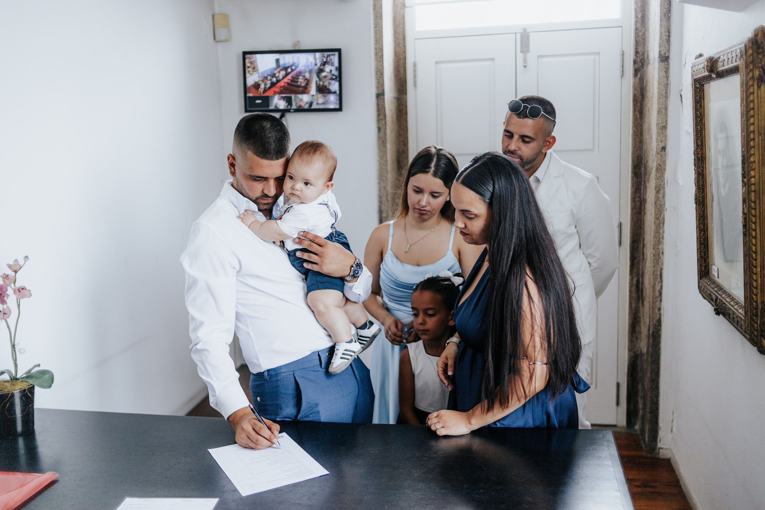 Batizado Santiago. Blendo Philipe | Wedding & Portrait Photographer in Porto