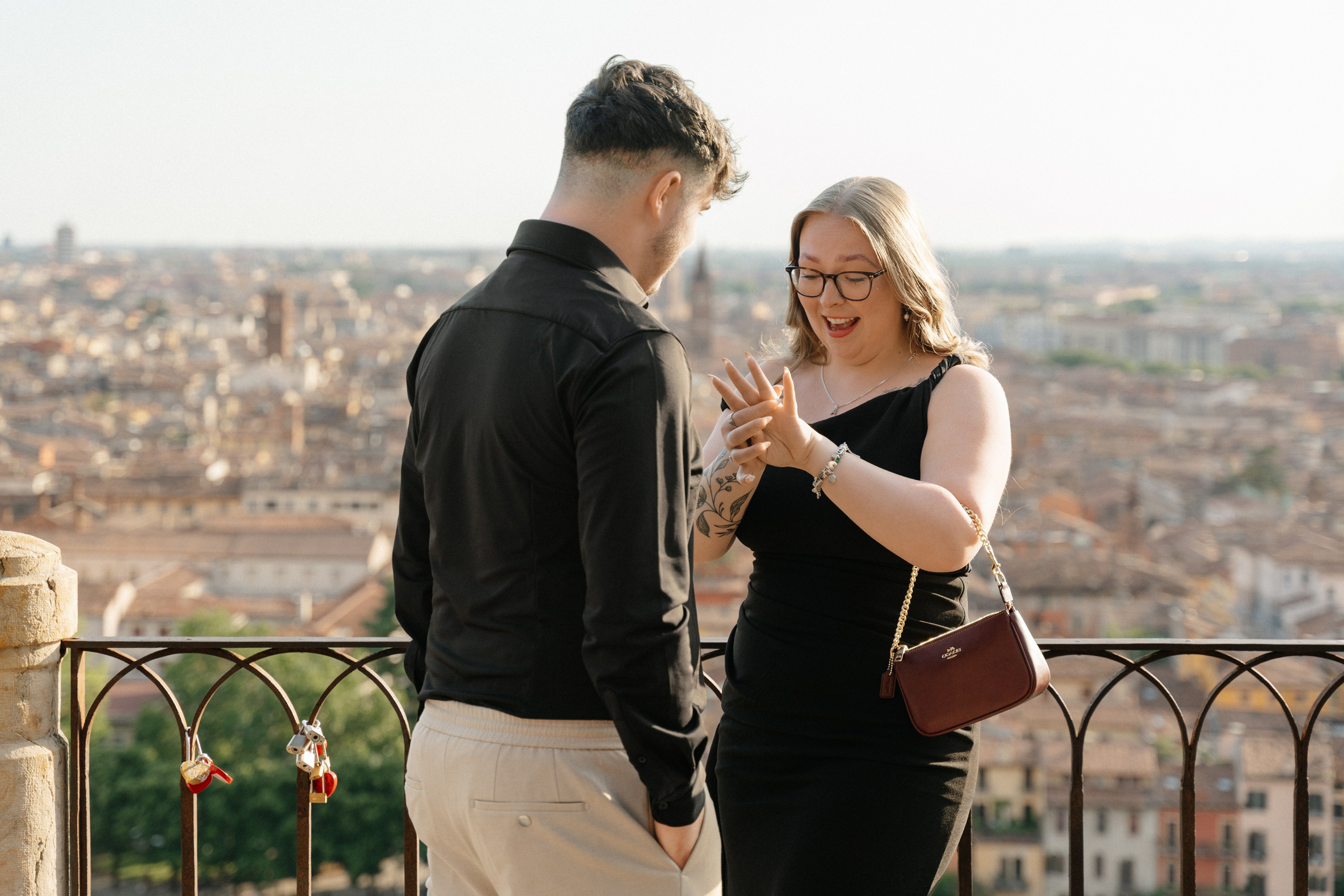 A & A (Castel San Pietro, Verona, Italy). Marriage Proposal Photographer in Verona, Lake Garda and Dolomites| Diana Fedrigo