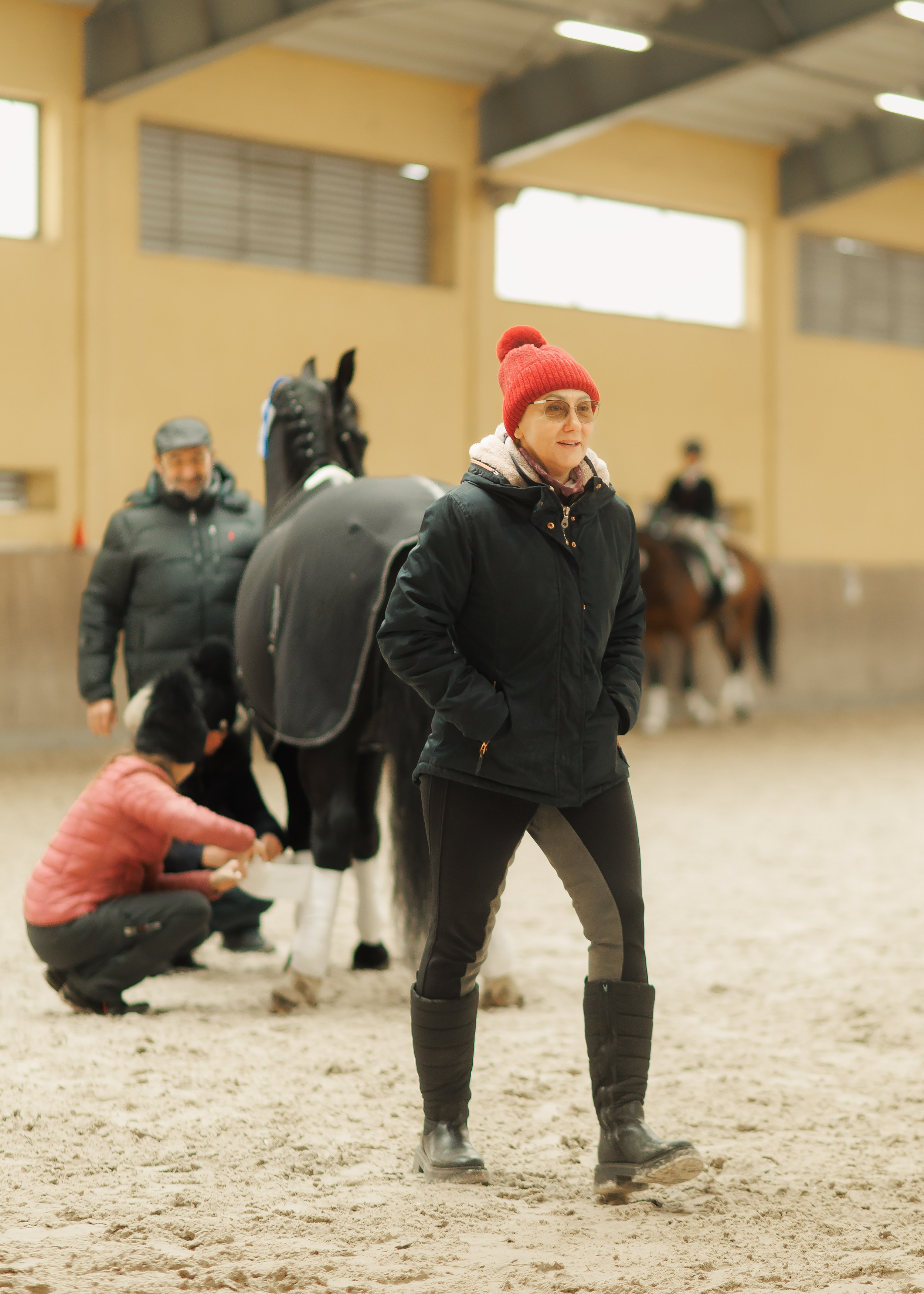 Partynice dressage \ feb'25. Kaja | fotograf we Wrocławiu | ludzie i psy