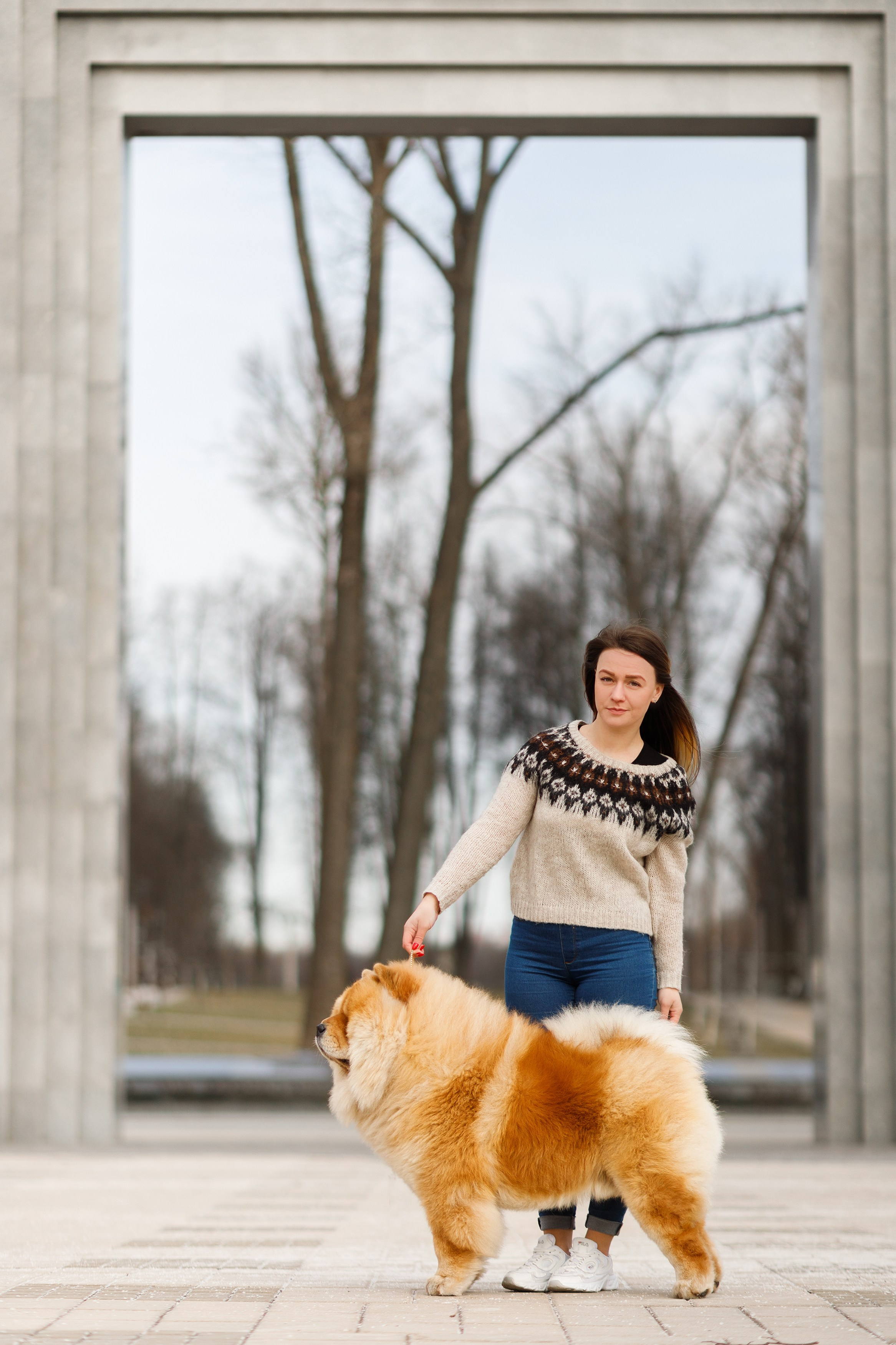 Autumn photo day for dog handler. Kaja | fotograf we Wrocławiu | ludzie i psy
