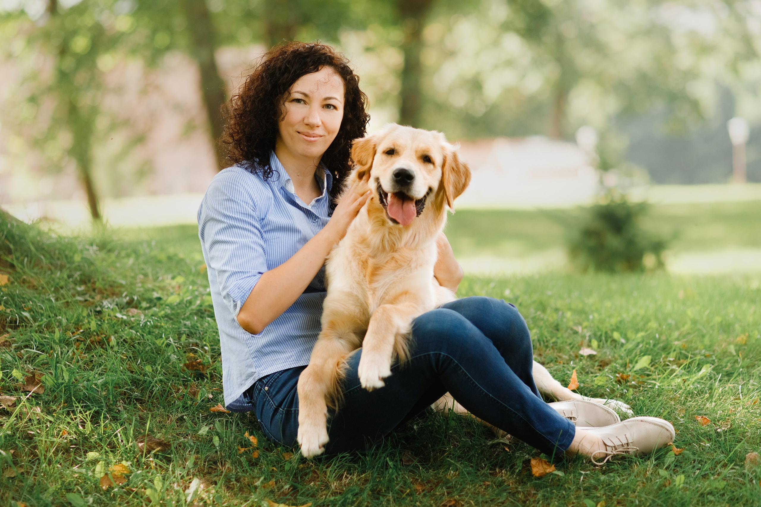 Summer photo day for dog handler. Kaja | fotograf we Wrocławiu | ludzie i psy