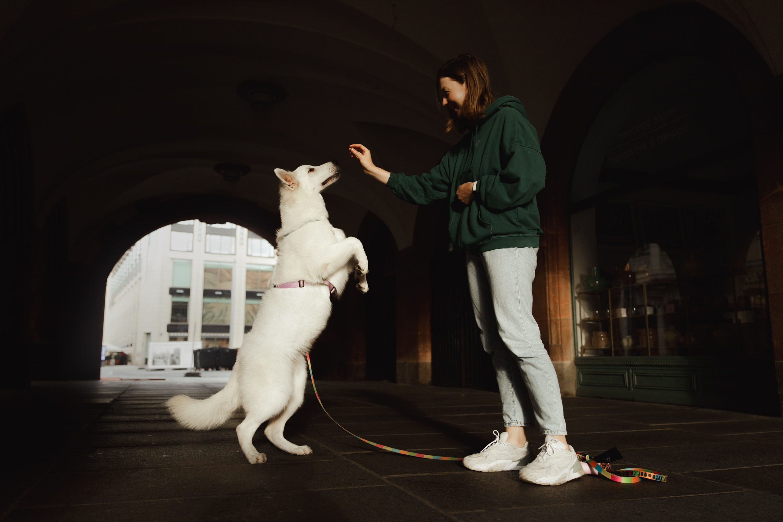 Astra in Leipzig. Kaja | fotograf we Wrocławiu | ludzie i psy