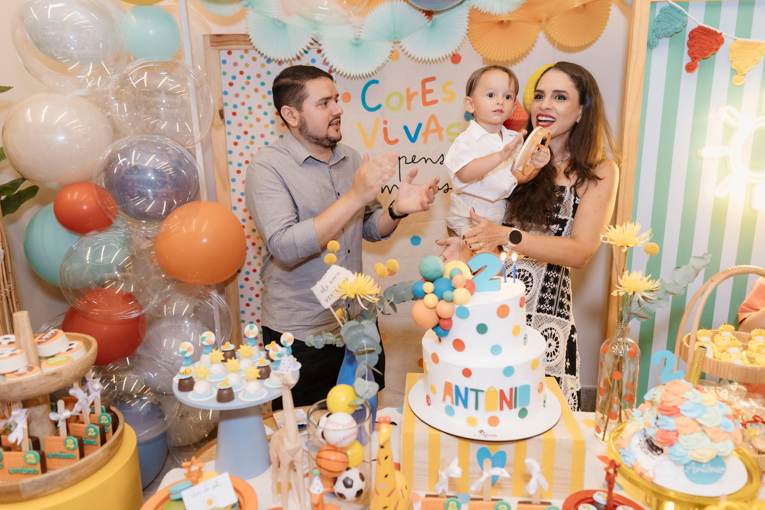 Parabéns vivido de forma coletiva na festa