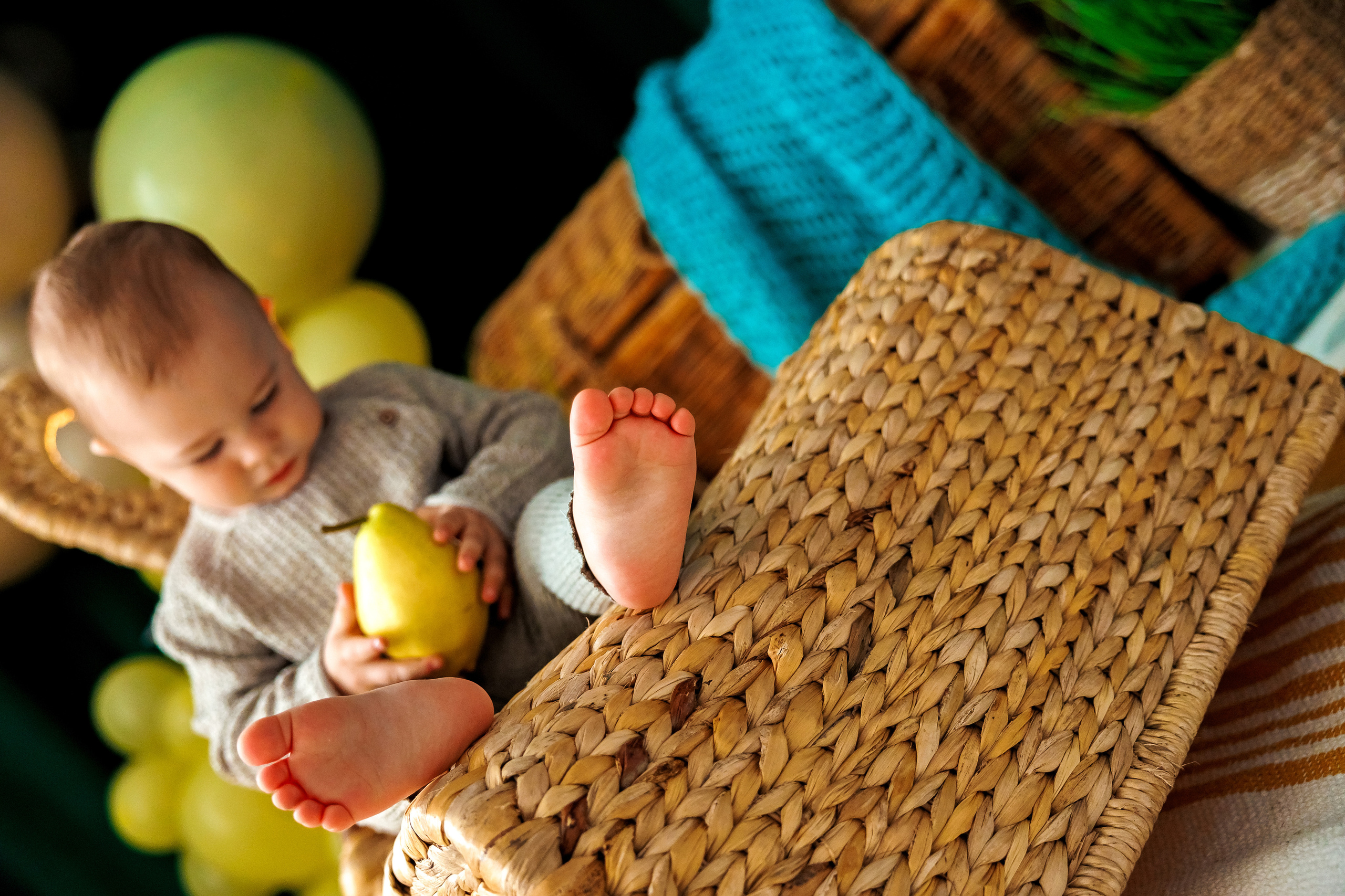 Фотосесия за първа годинка. Фотограф Ирина Йотова