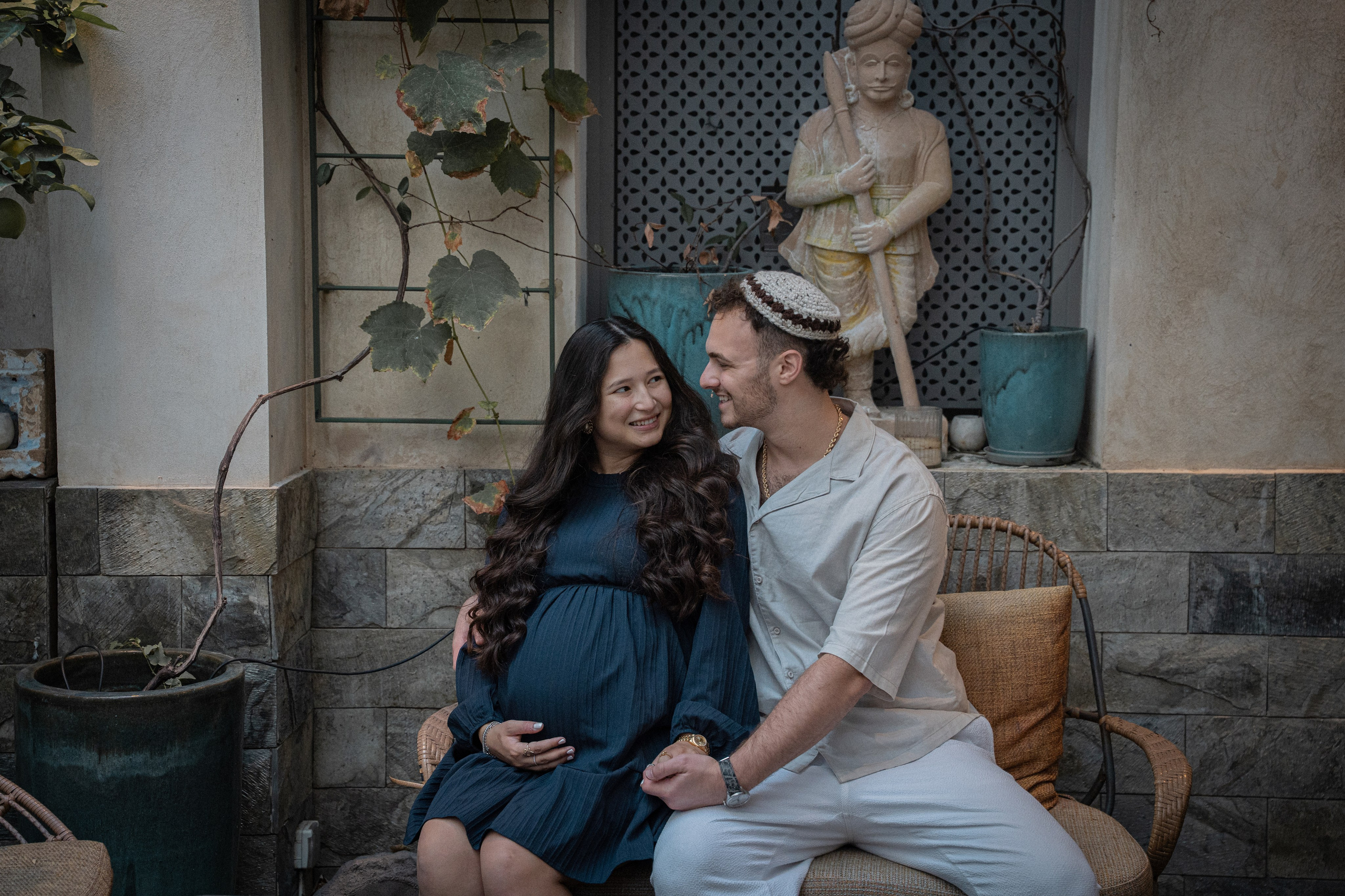 Naomi & Surli, Neve Tzedek, December 2025. Divign By Tehilah — Meaningful Graphic Design & Photography