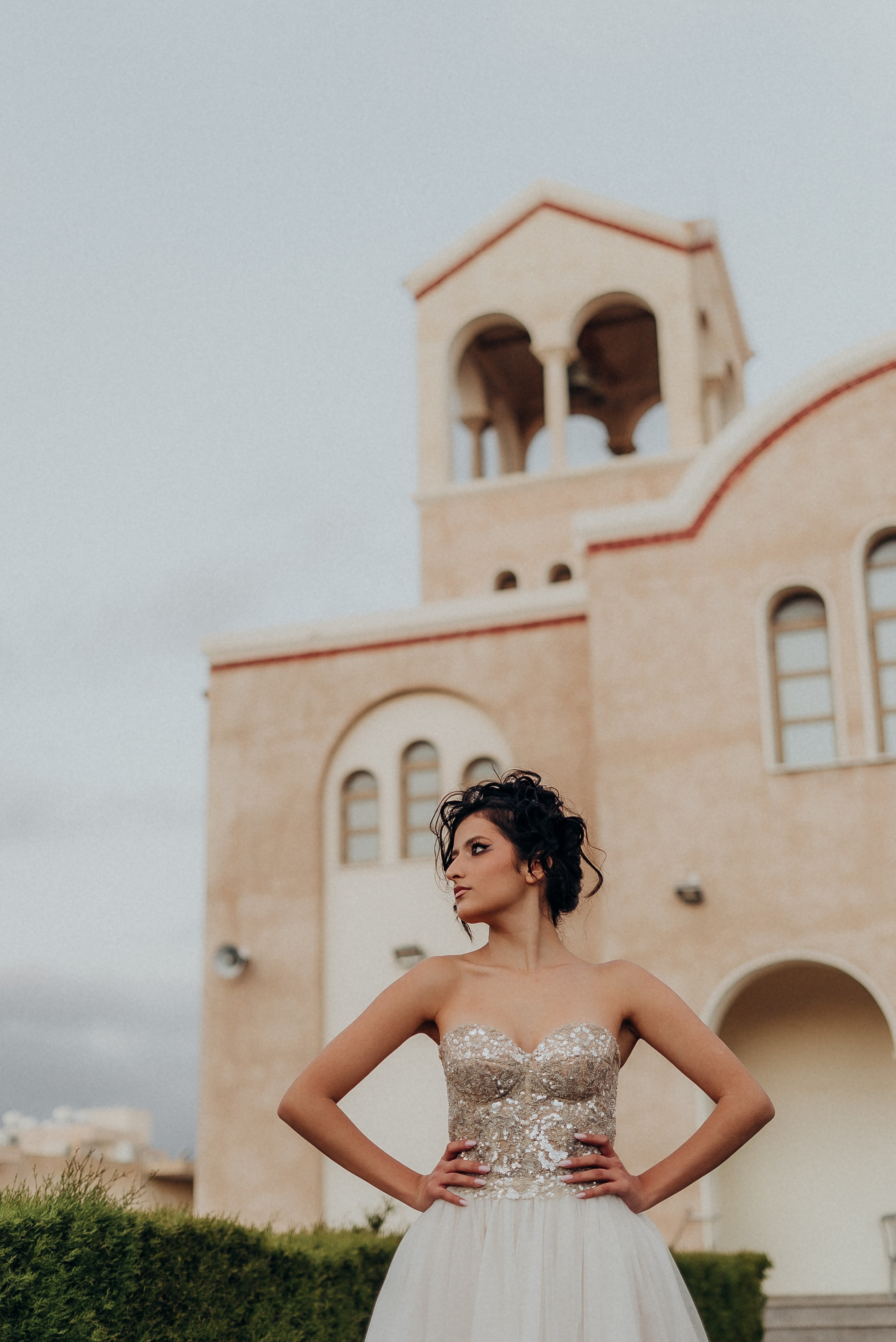 Съемка невесты в студии и ночью | Bride photography in the studio and at night. Портретный и семейный фотограф в Лимассоле Кипр Анна Руссу