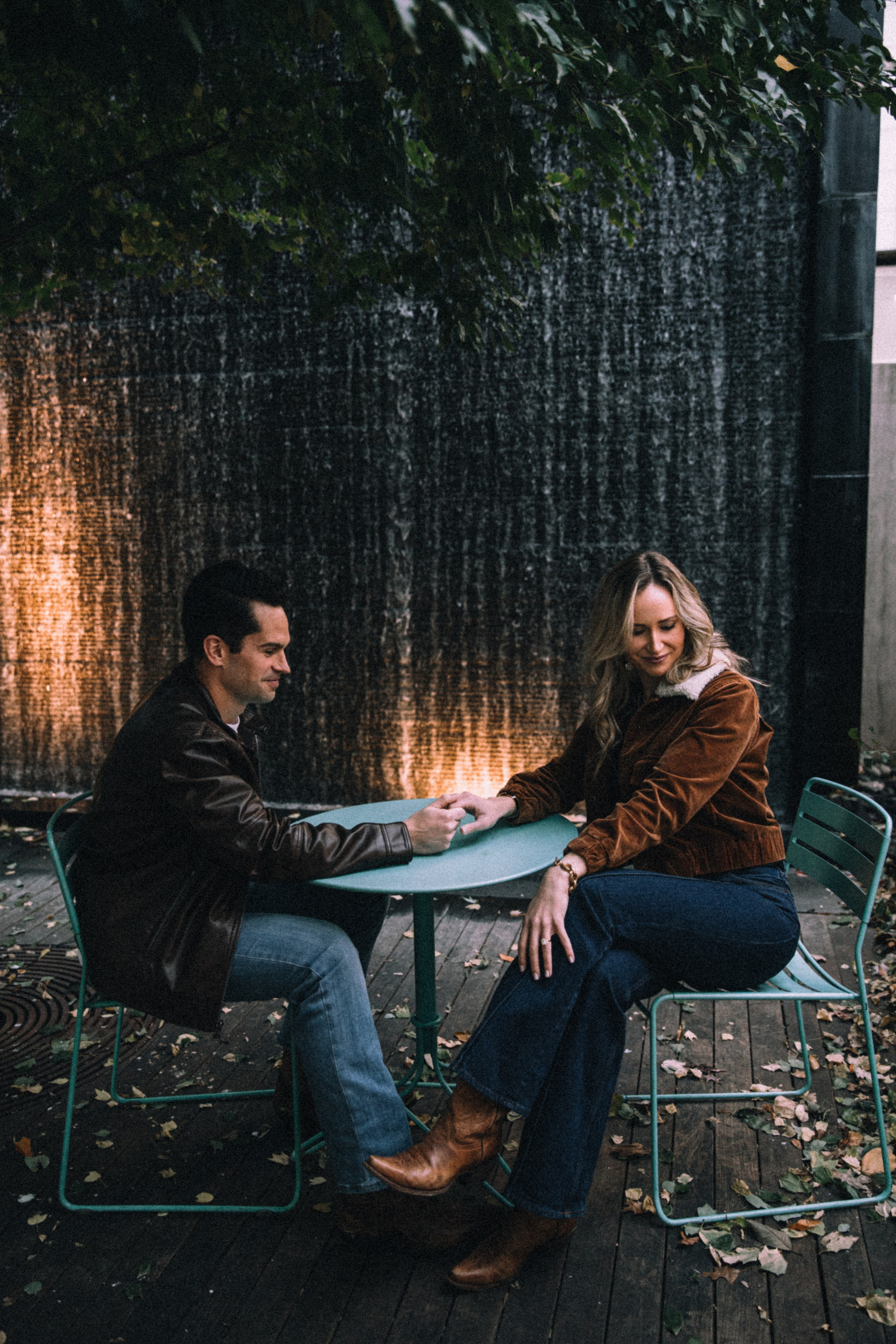 Romantic Evening Engagement Session in Nashville