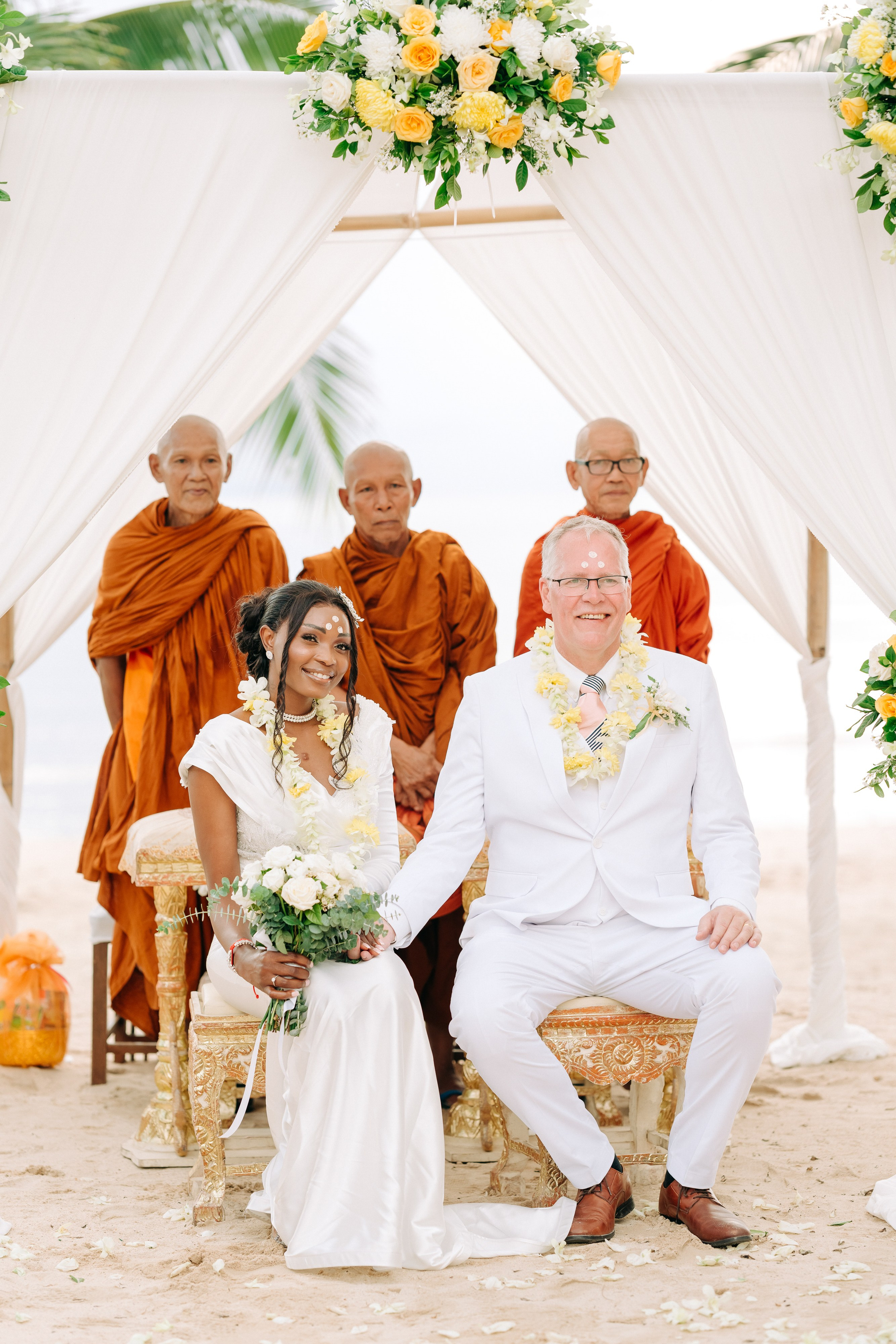GRACE & MARTIN. Буддийская свадебная церемония на Самуи, Таиланд