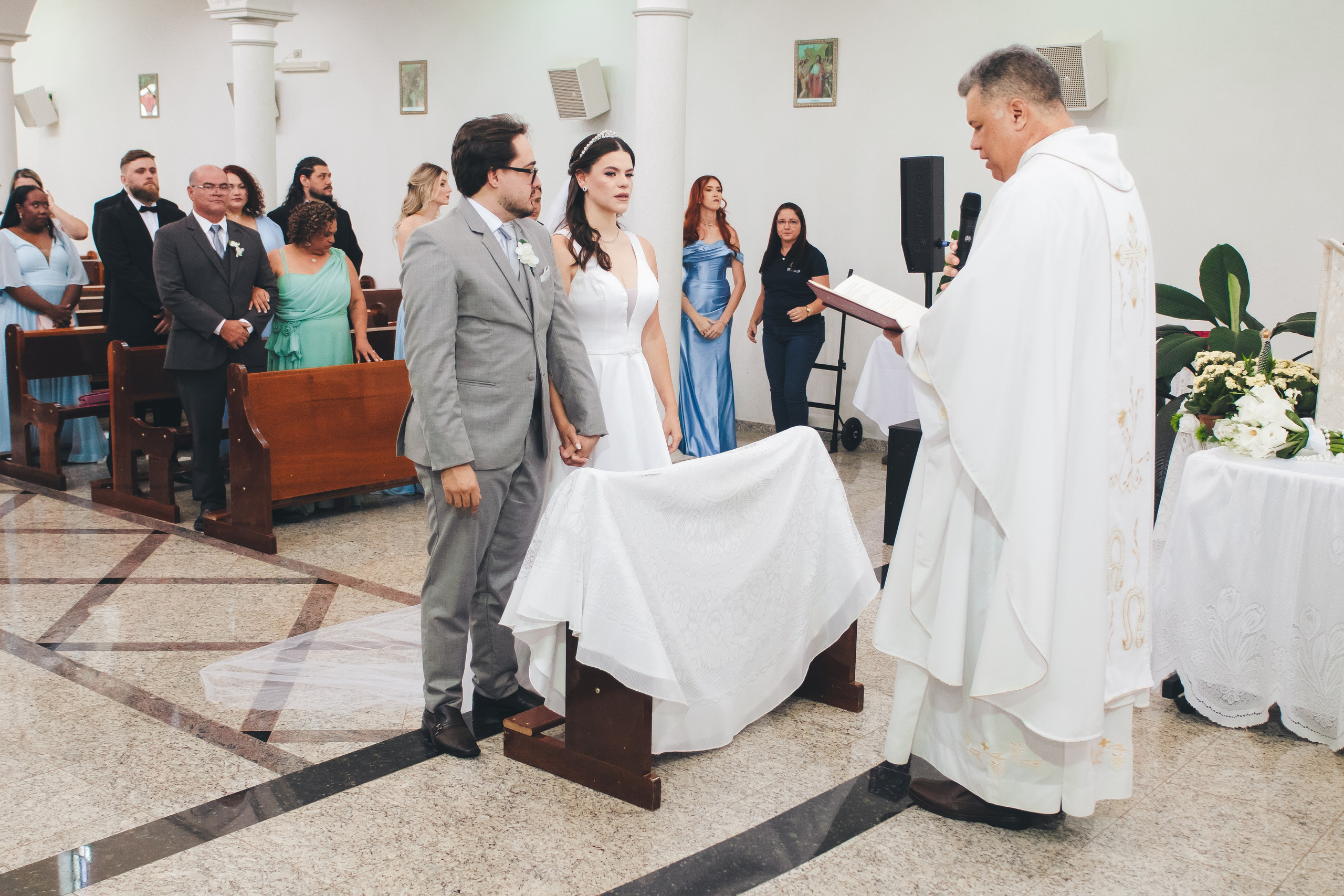 Maria Teresa e Vinicius — Religioso. Fotógrafa de casamento e festa infantis em Marilía, São Paulo