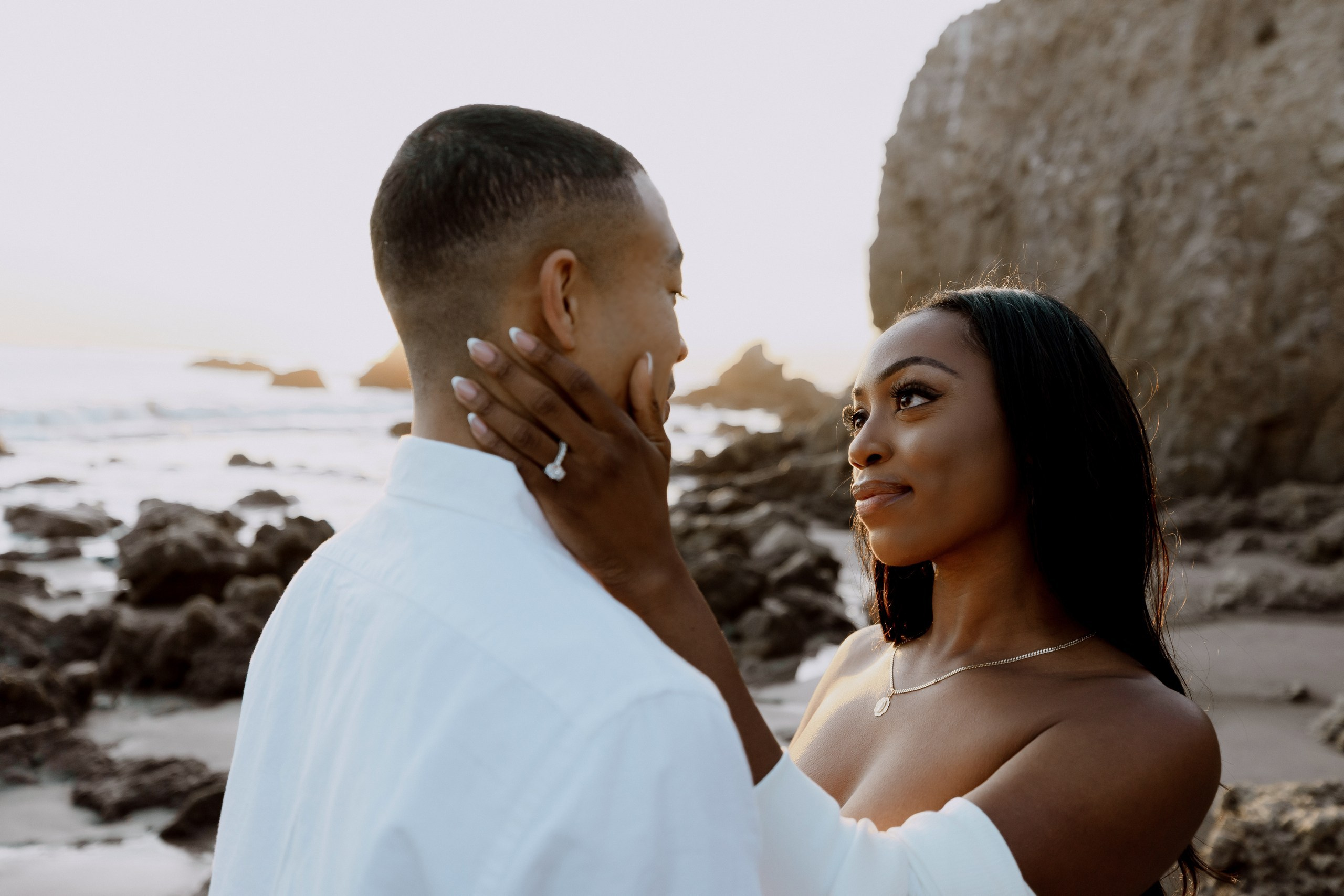 Engagement Photoshoot at El Matador Beach, Malibu | Taya Frank. Southern California Family and Couple Photographer