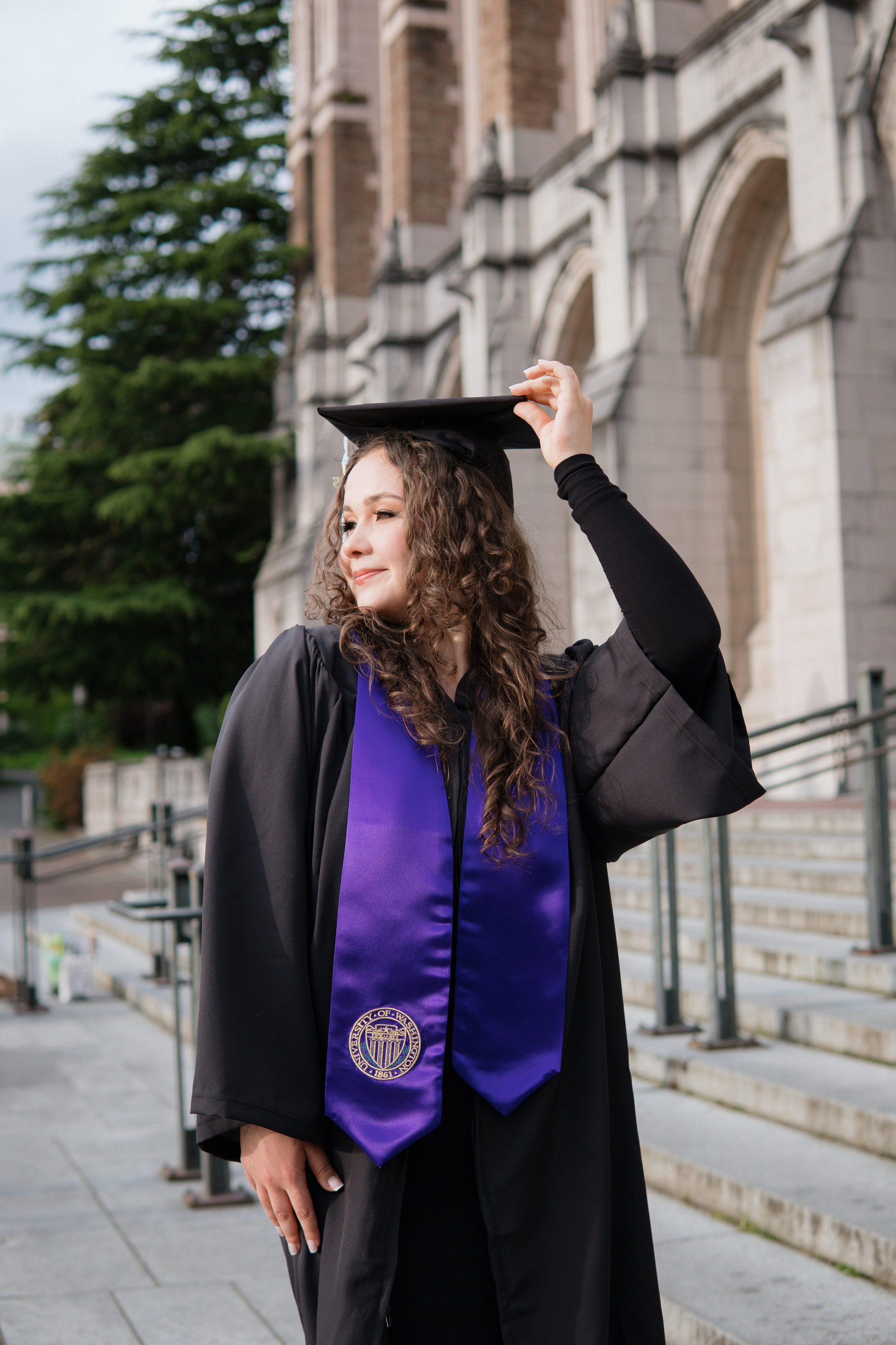 Alexandra graduation. Photographer in Washington Sophia D