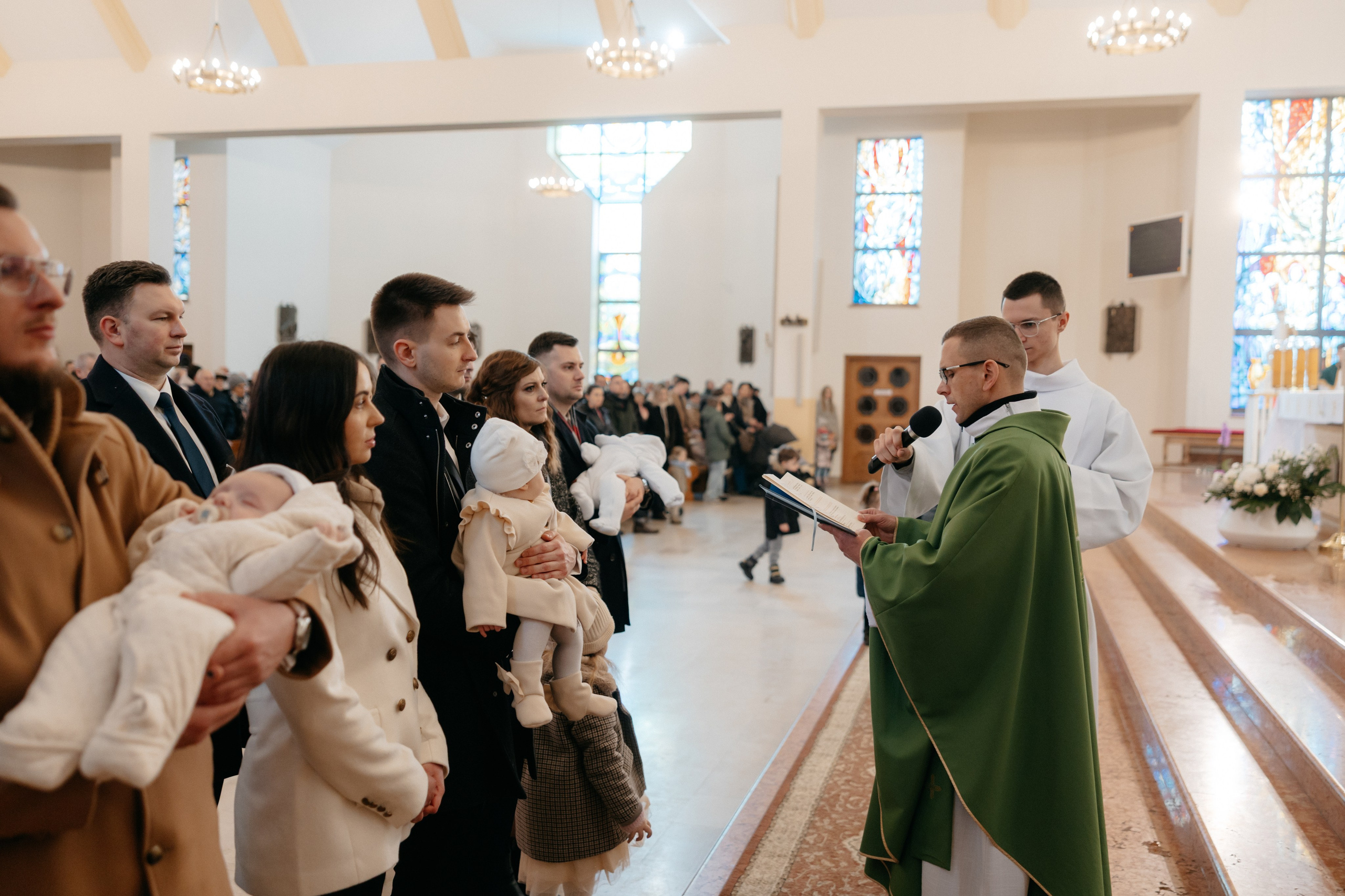 Chrzest Święty Amelki. Fotograf Siedlce