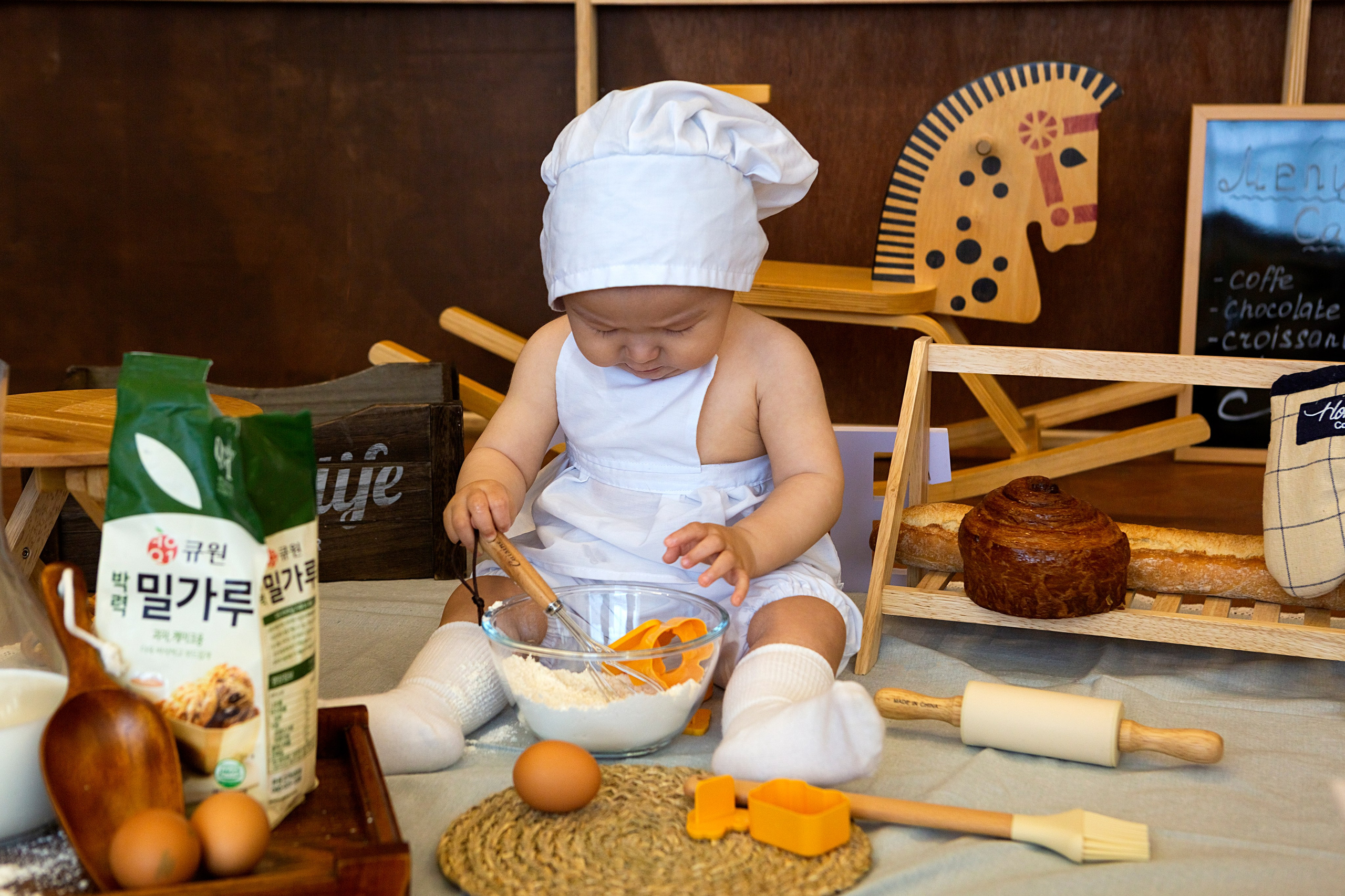 Артём в студии. Фотограф беременности, ньюборн и годовасиков в Корее Жанна Хан