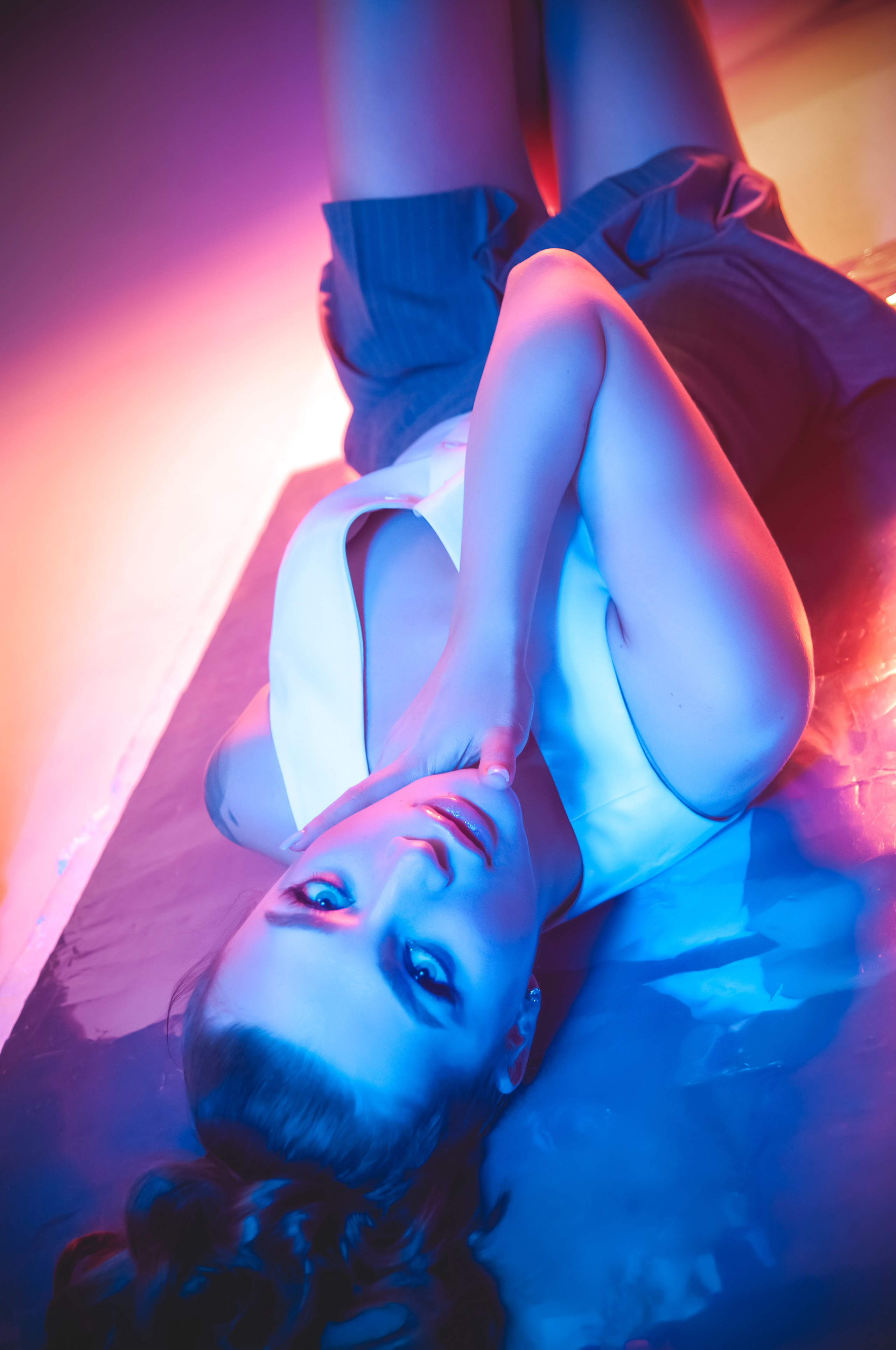 COLORED LIGHTING. PERSONAL PHOTOGRAPHER