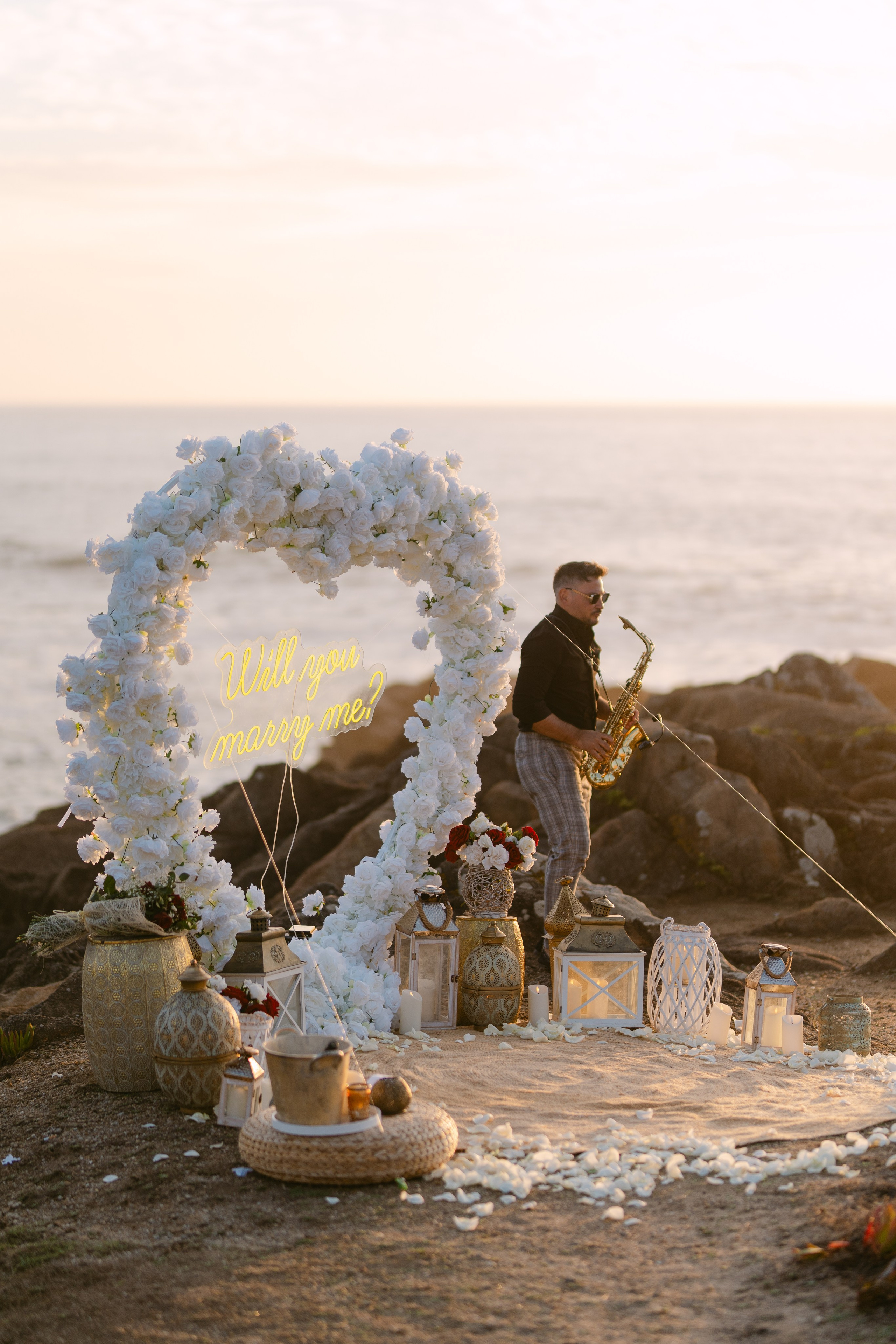 Wedding Proposal at the Beach. Davi Valente